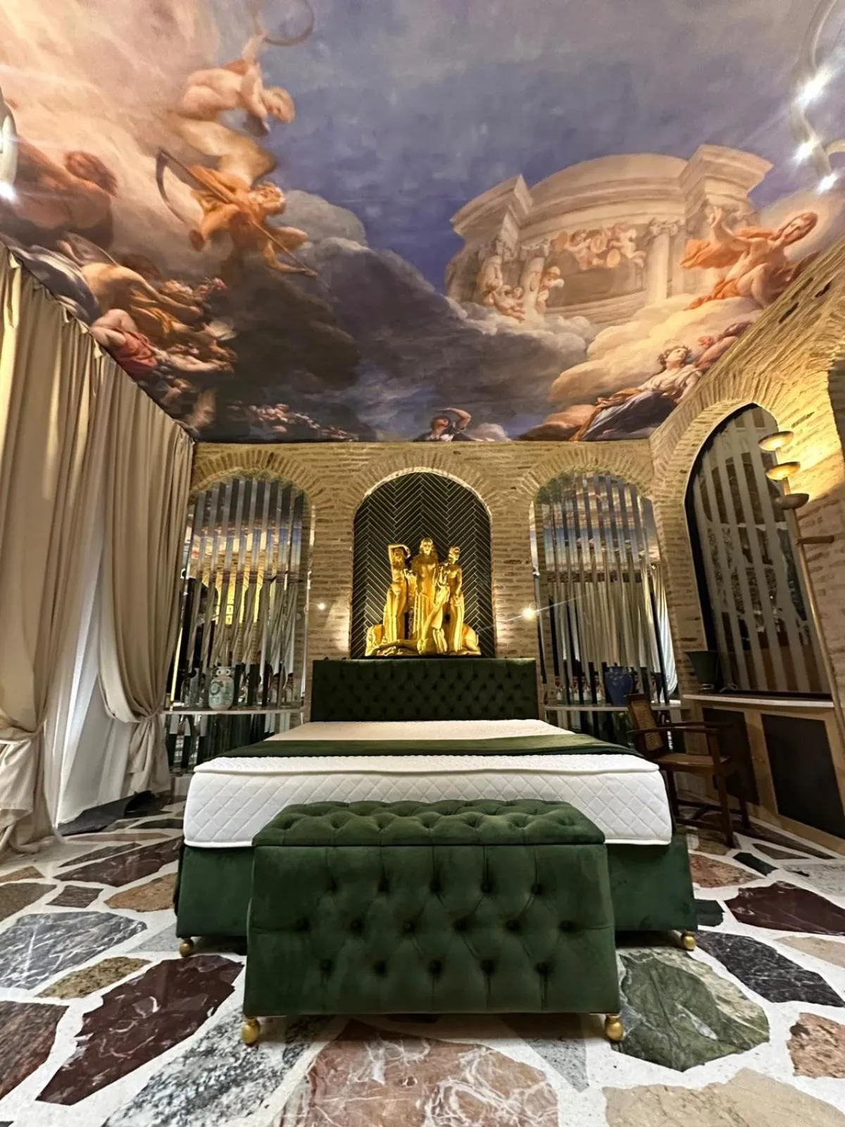 Bed in Castle in Old Town