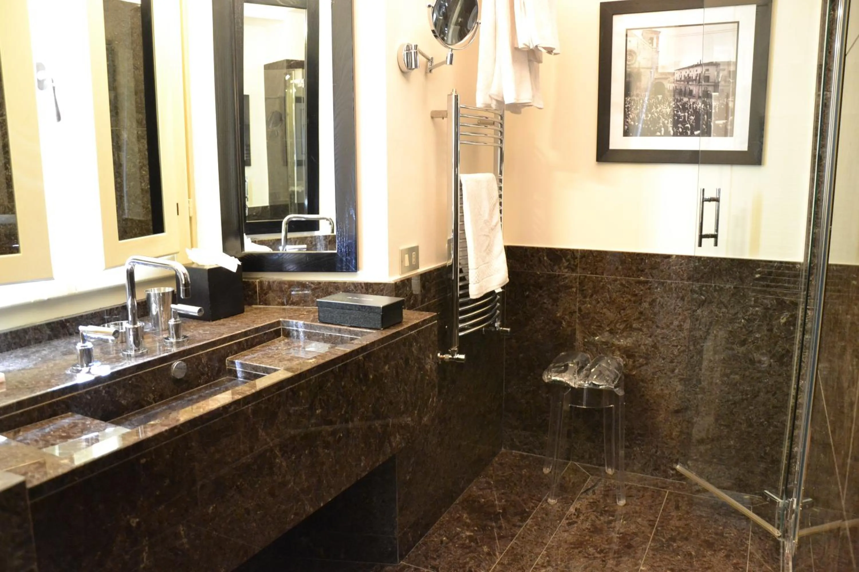 Bathroom in Relais & Chateaux Palazzo Seneca