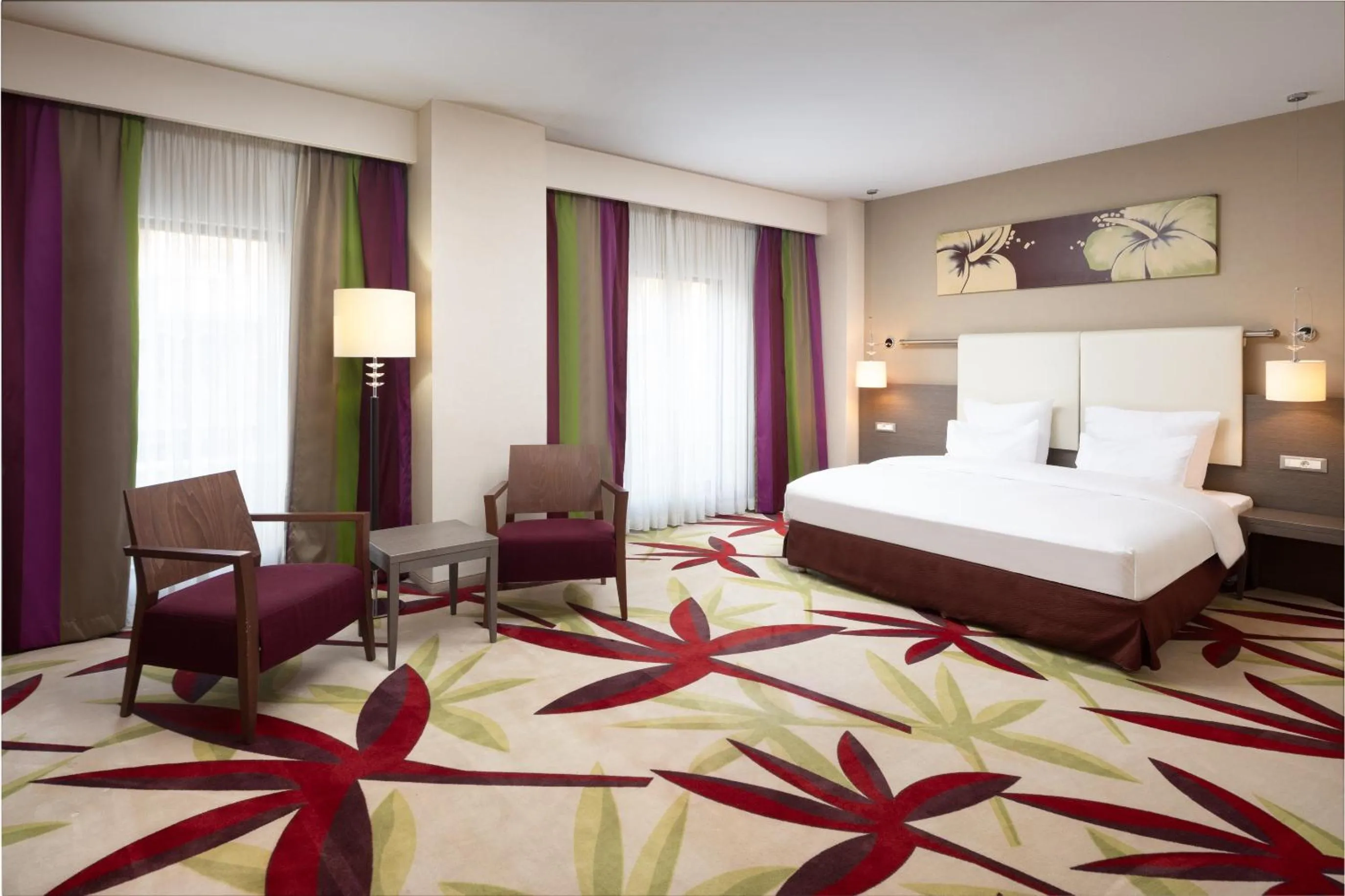 Bed in Golden Tulip Ana Dome Hotel