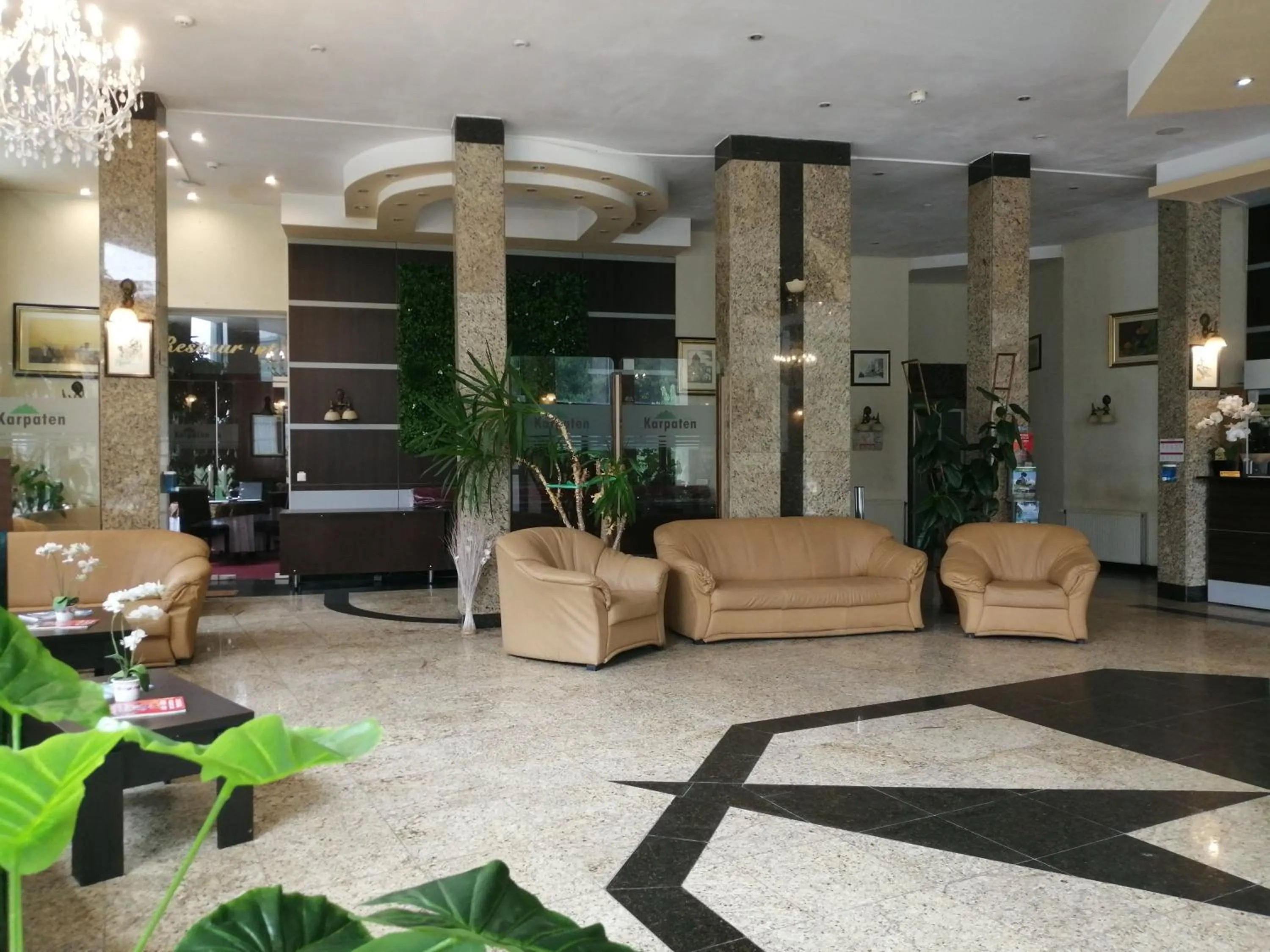 Lobby or reception in Hotel Piemonte