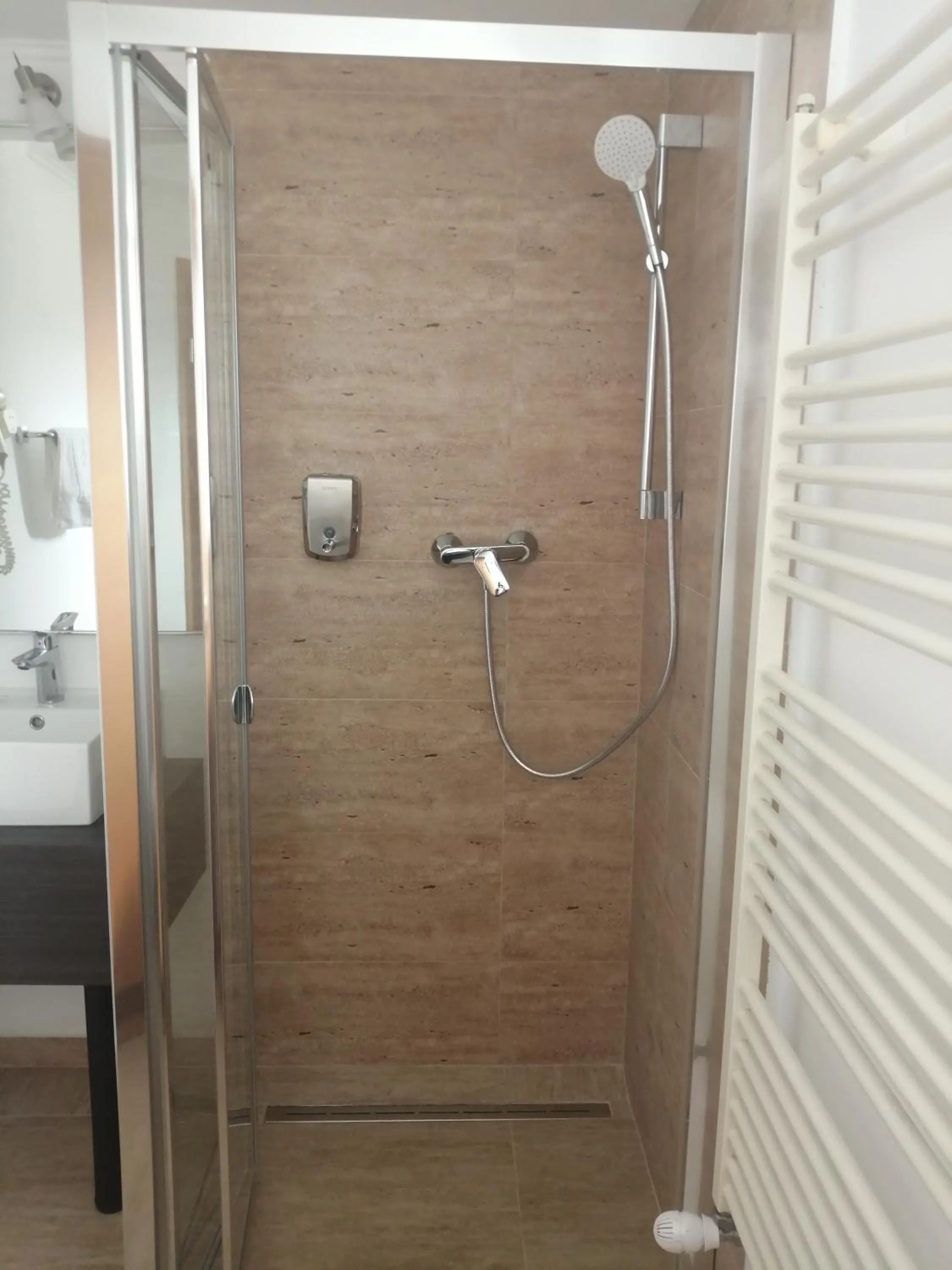 Shower in Hotel Piemonte