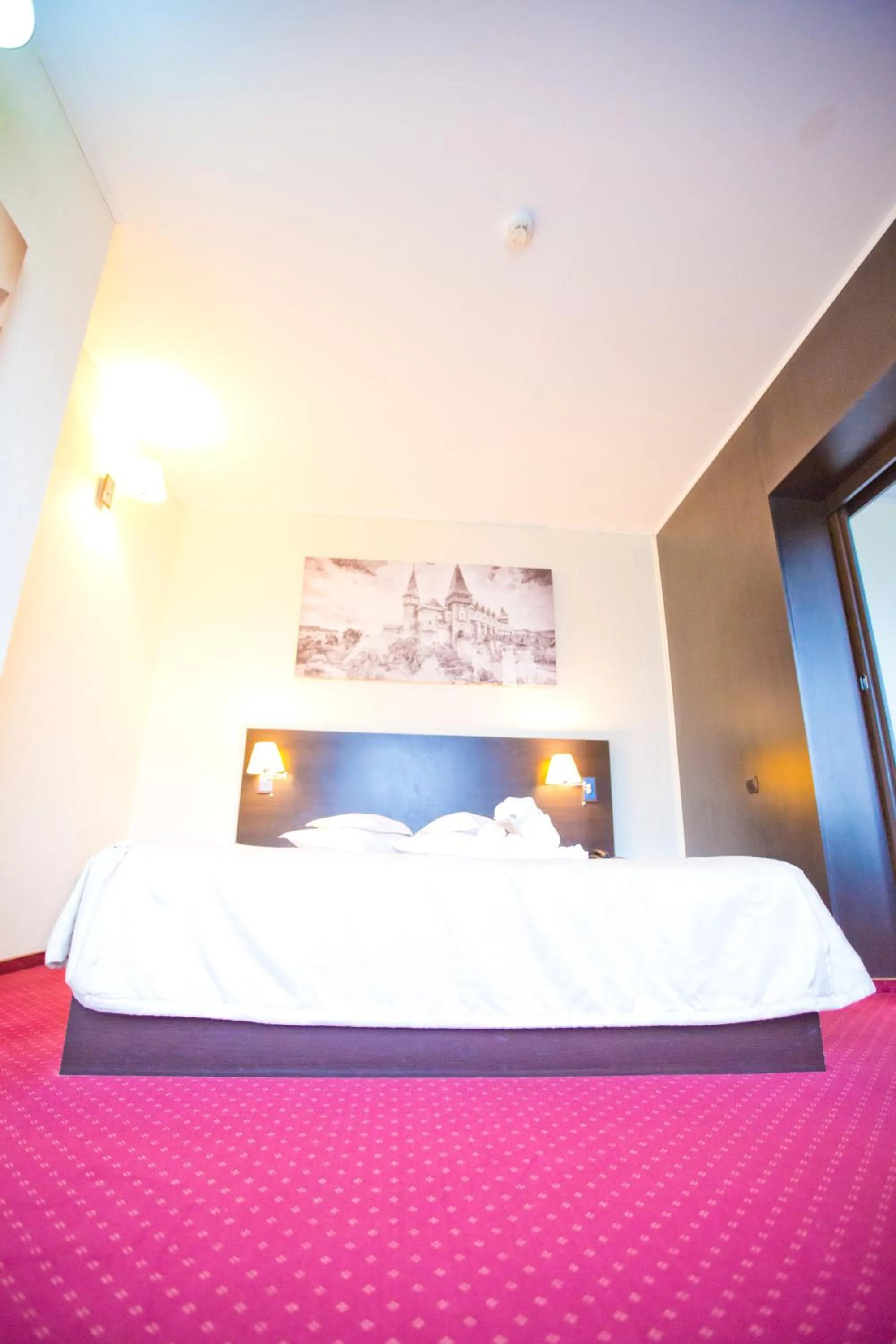 Bedroom, Bed in Hotel Piemonte