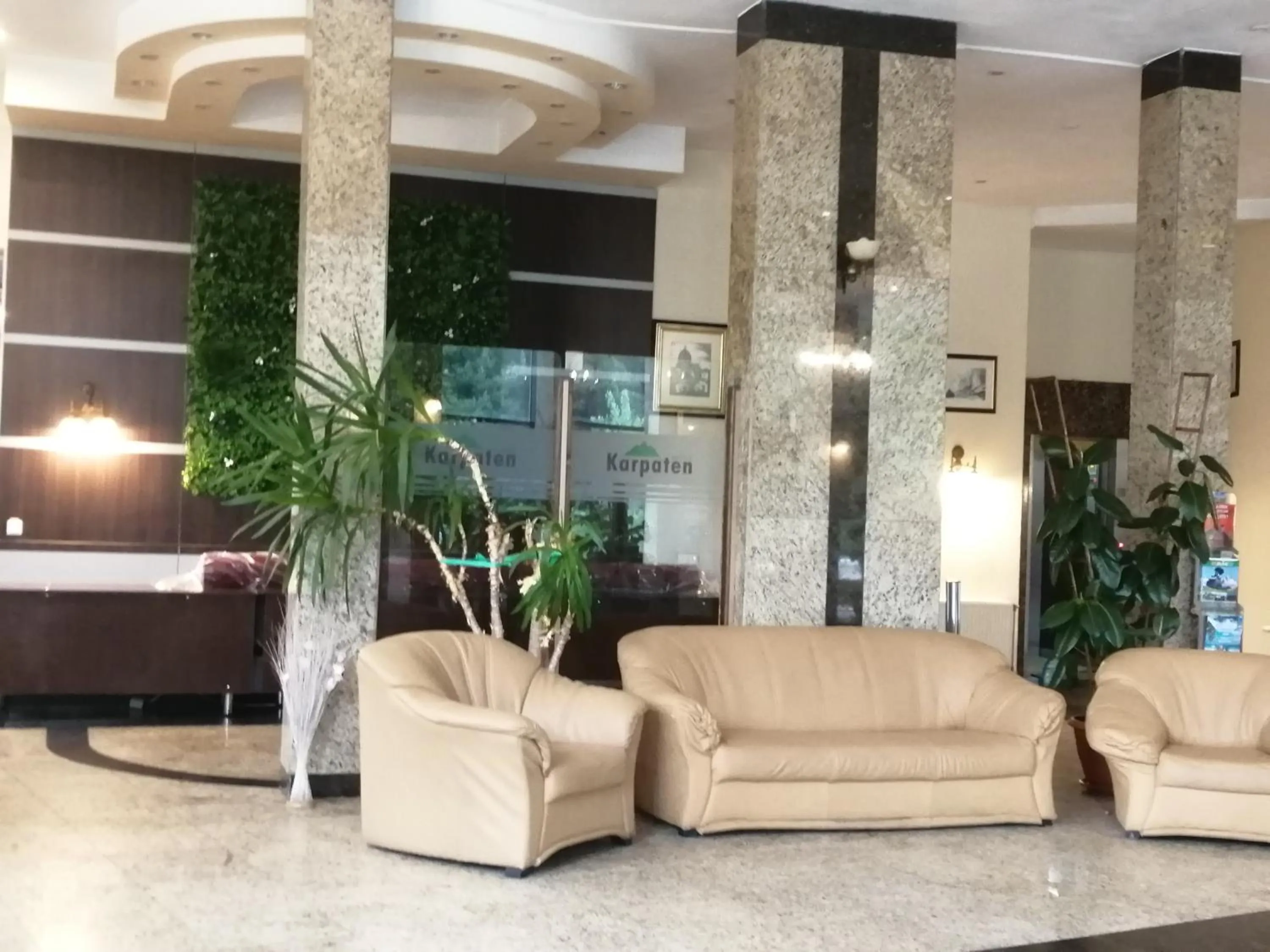 Lobby or reception in Hotel Piemonte