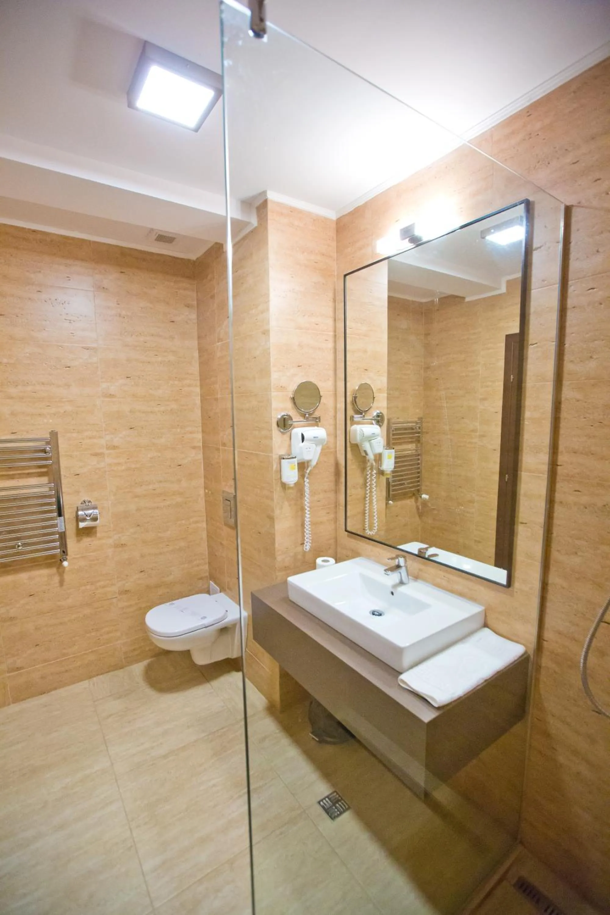 Shower in Hotel Piemonte