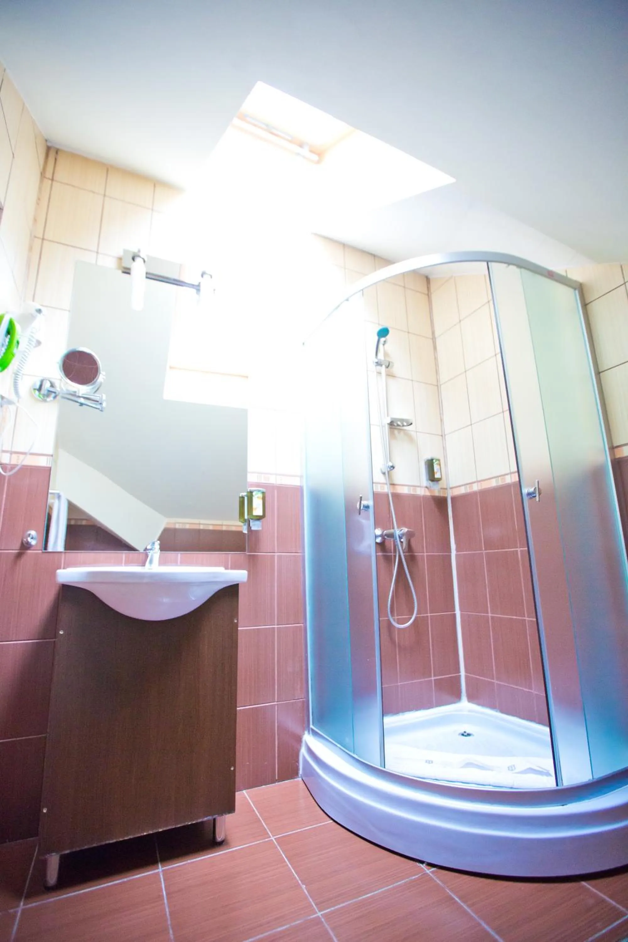 Shower in Hotel Piemonte