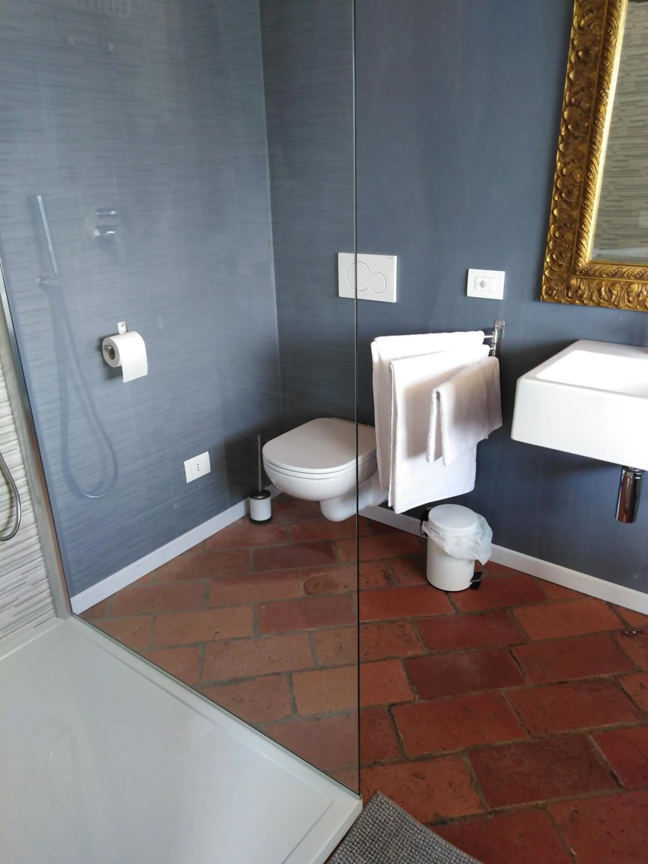 Shower in B&B La Forcella