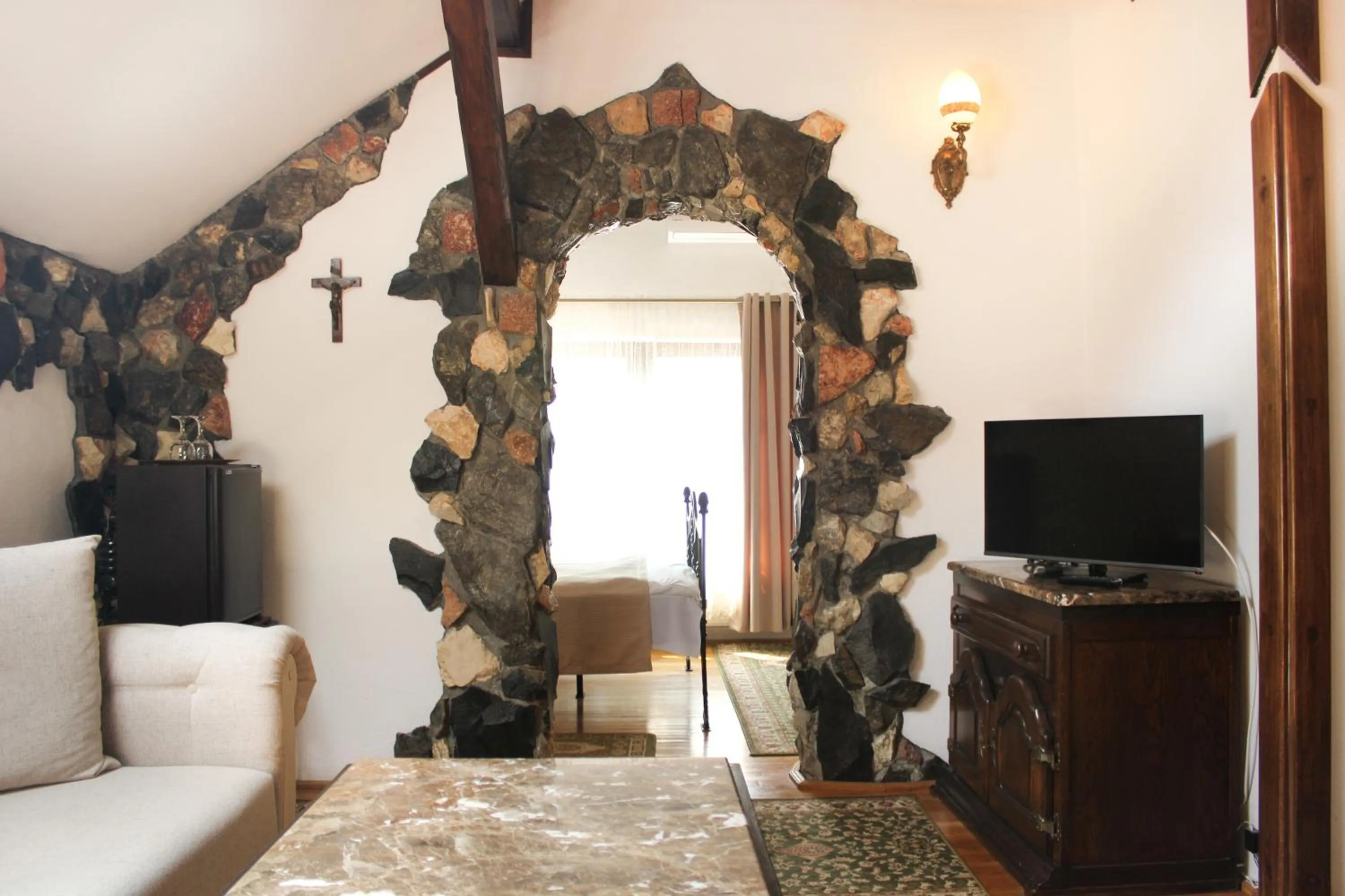 Bed in Hunter Prince Castle Hotel