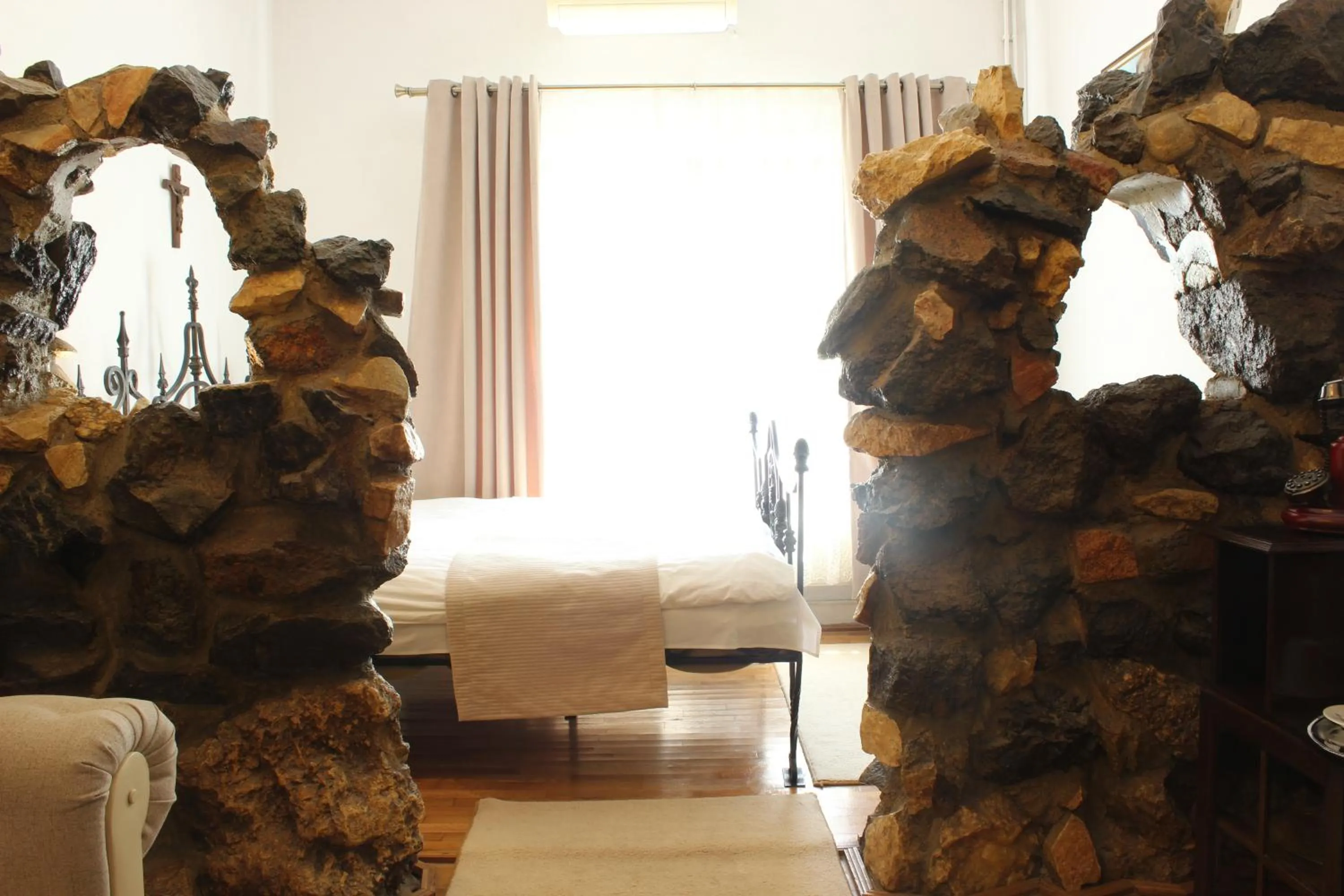 Bed in Hunter Prince Castle Hotel