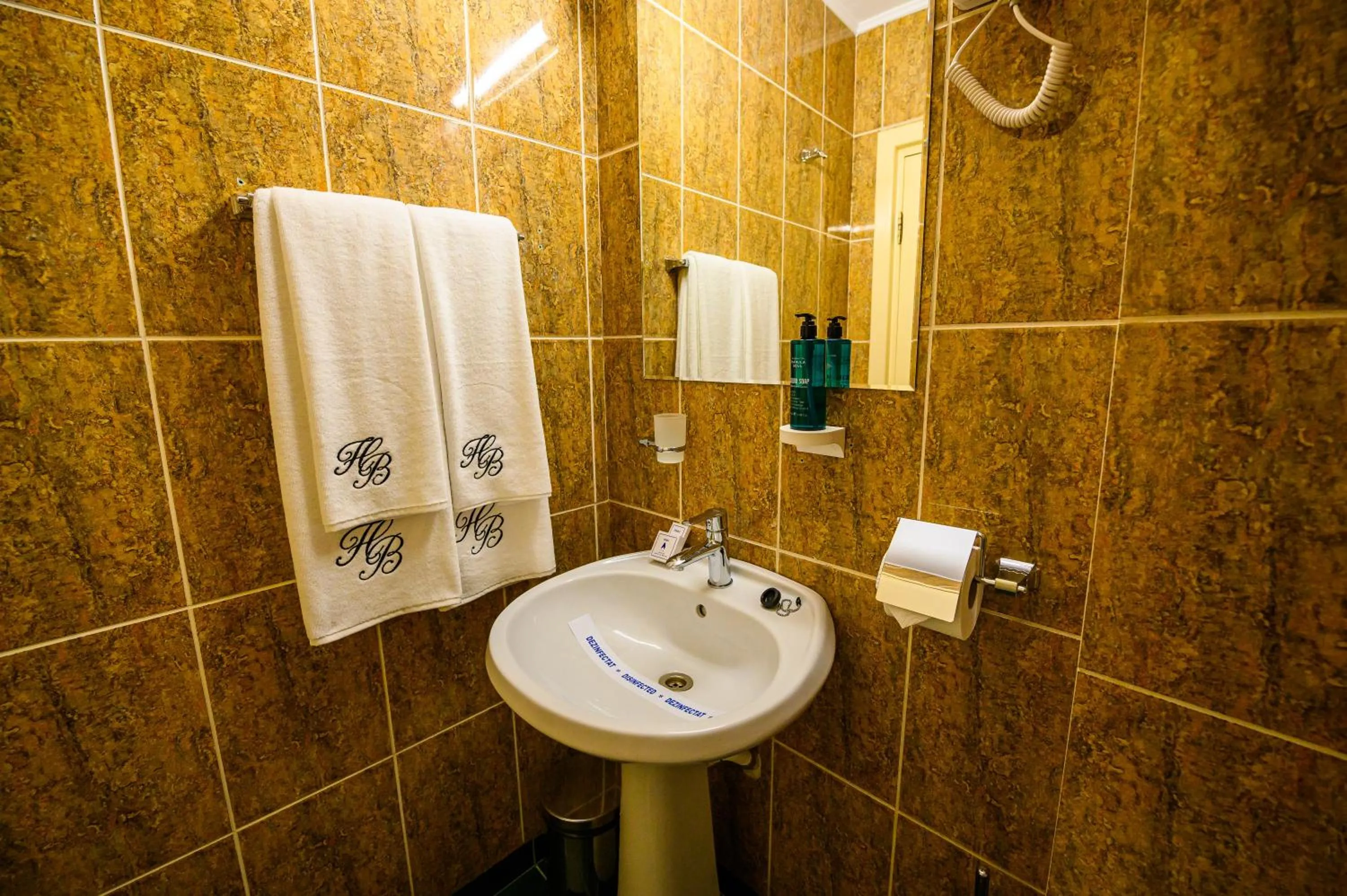 Shower in Hotel Bulevard