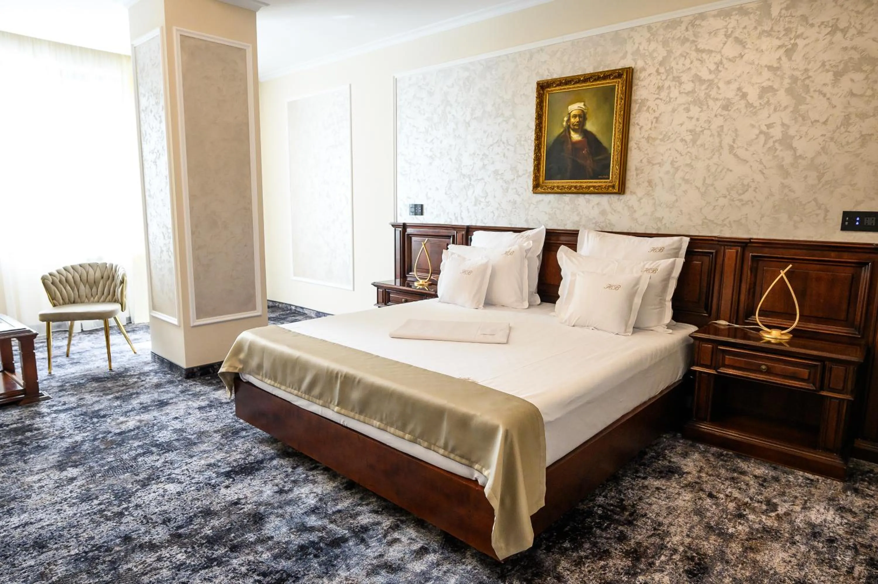 Bedroom, Bed in Hotel Bulevard