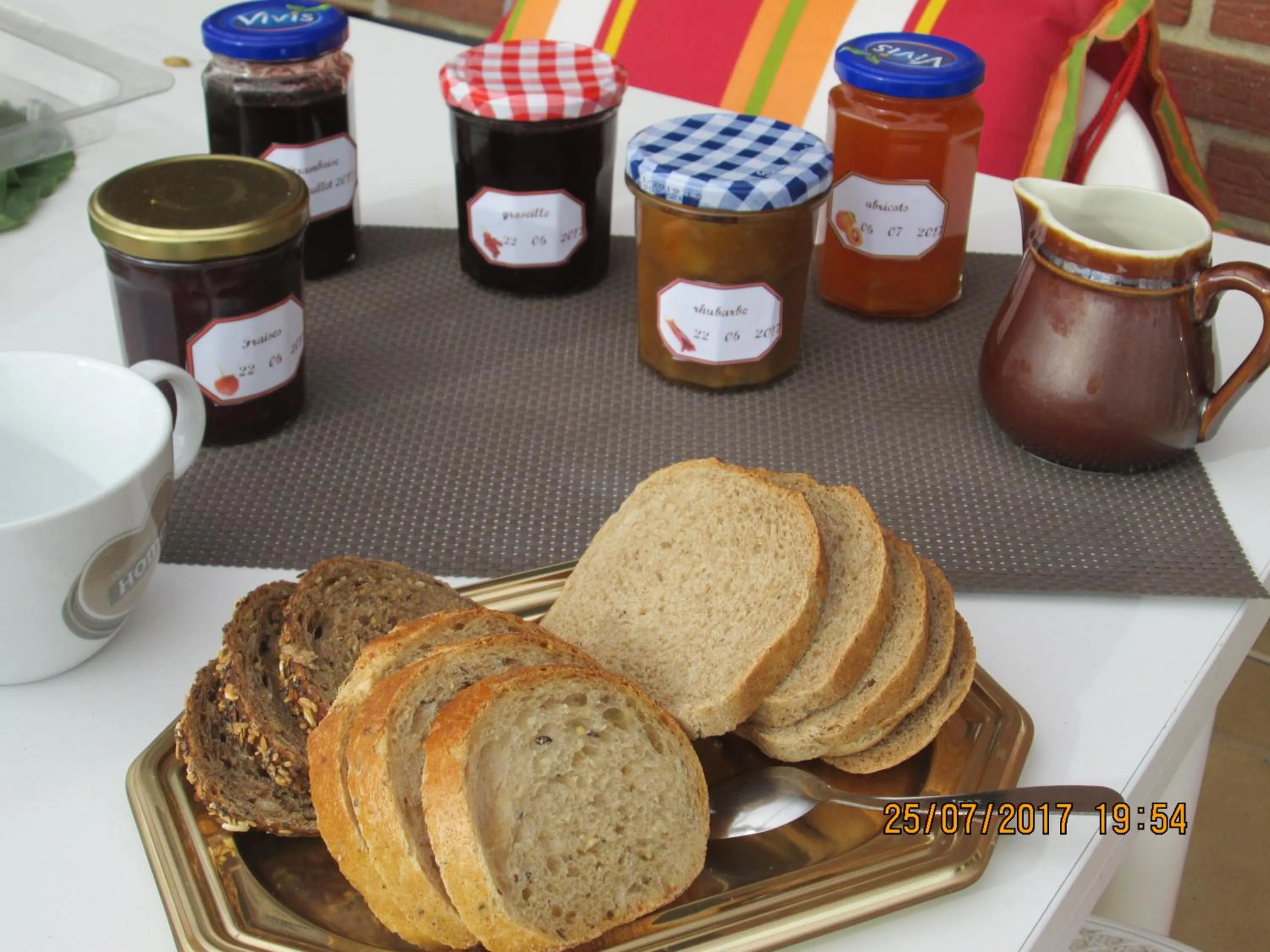 Food close-up in studios les Hortensias