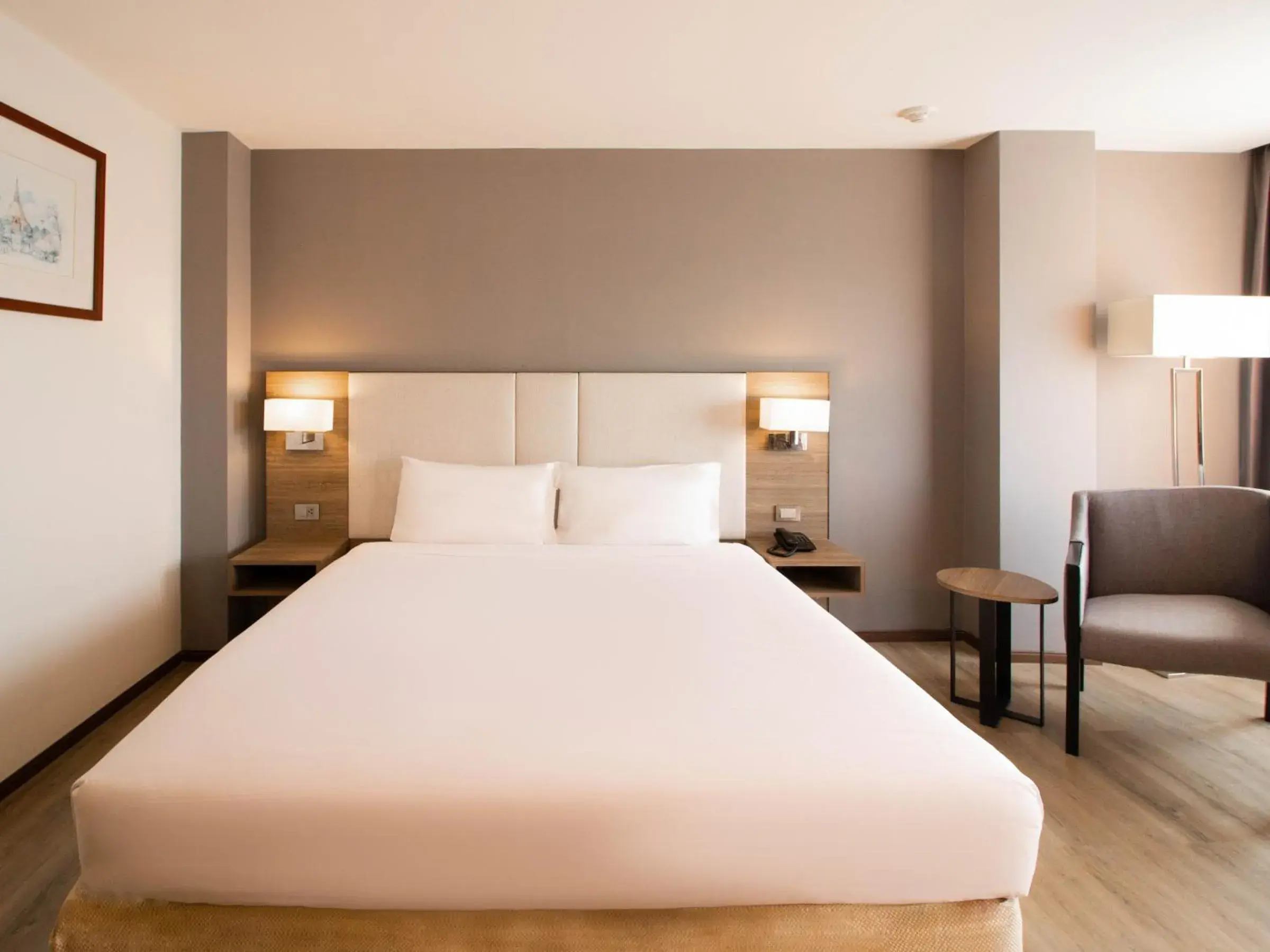 Bed in Fortune View Khong Hotel Nakhon Phanom Bed in Fortune View Khong Hotel Nakhon Phanom