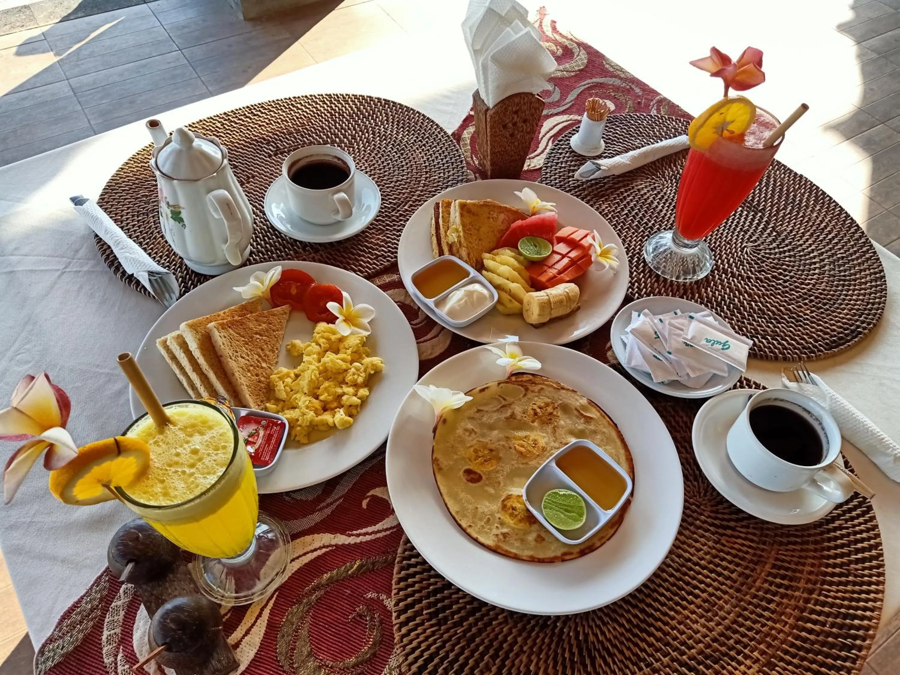 Breakfast in Bali Bhuana Villas