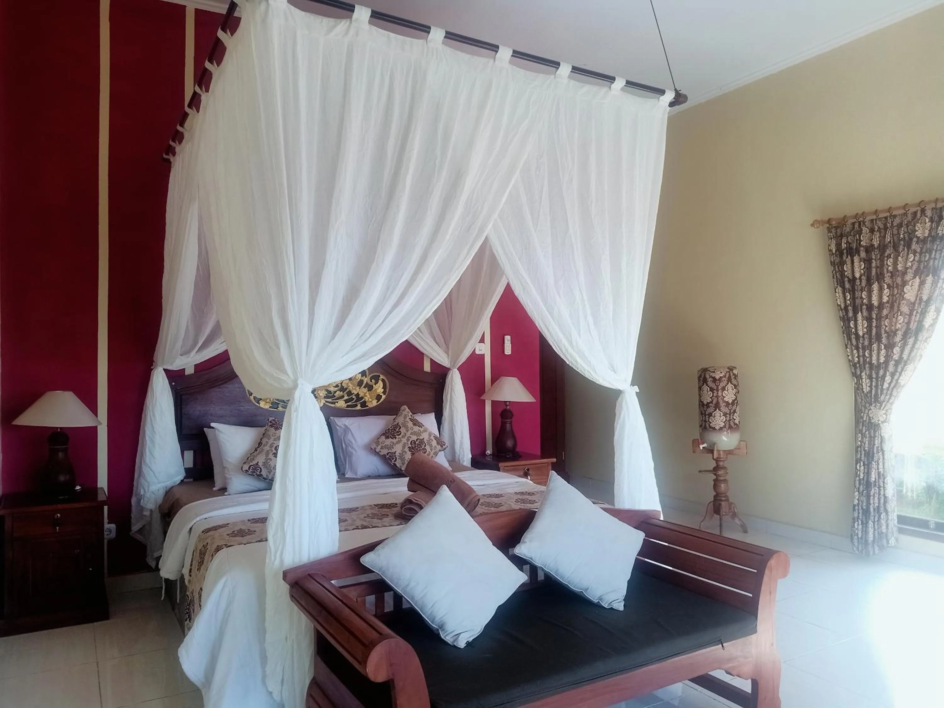 Bed in Bali Bhuana Villas