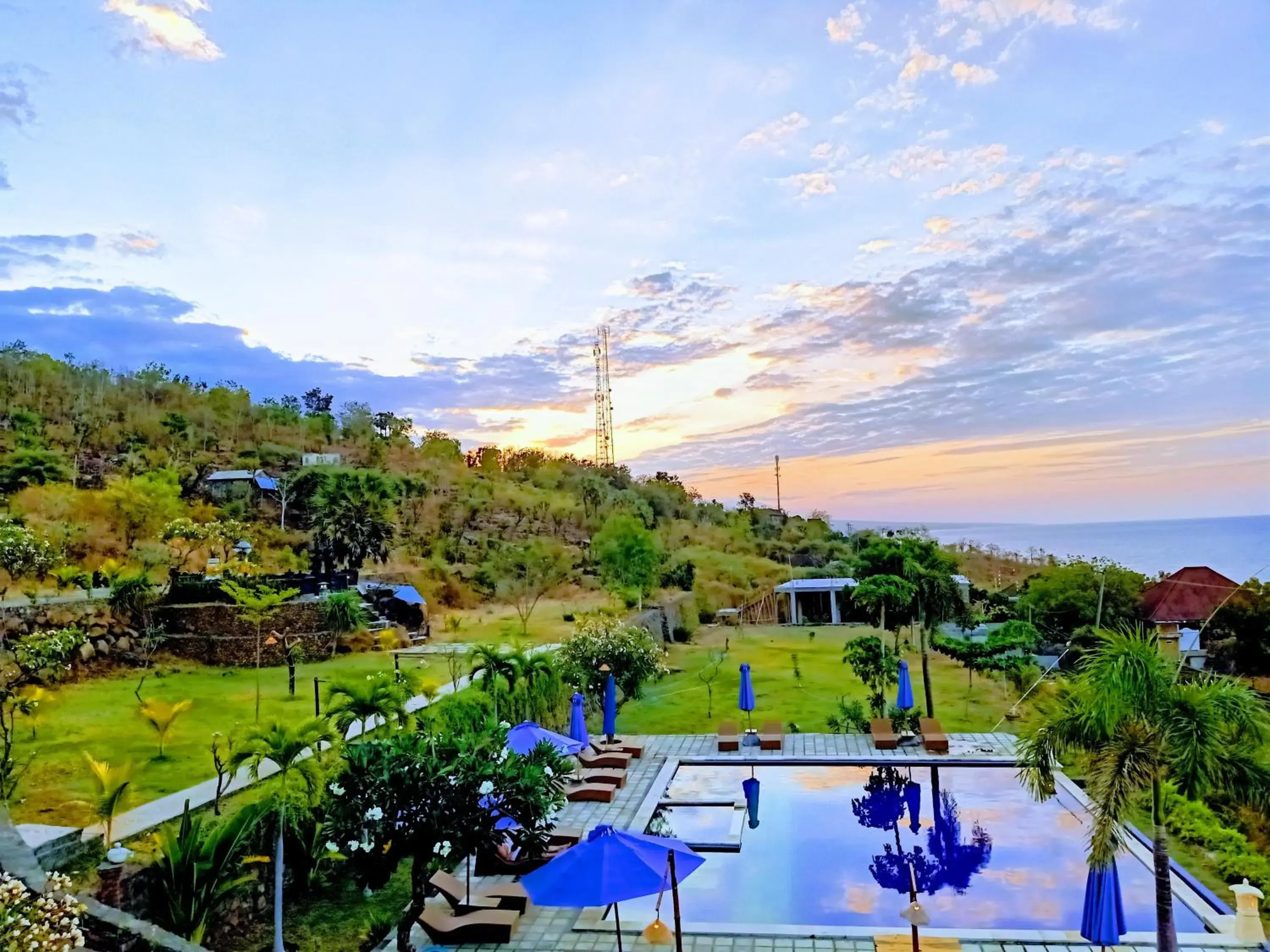 Pool view in Bali Bhuana Villas Pool view in Bali Bhuana Villas