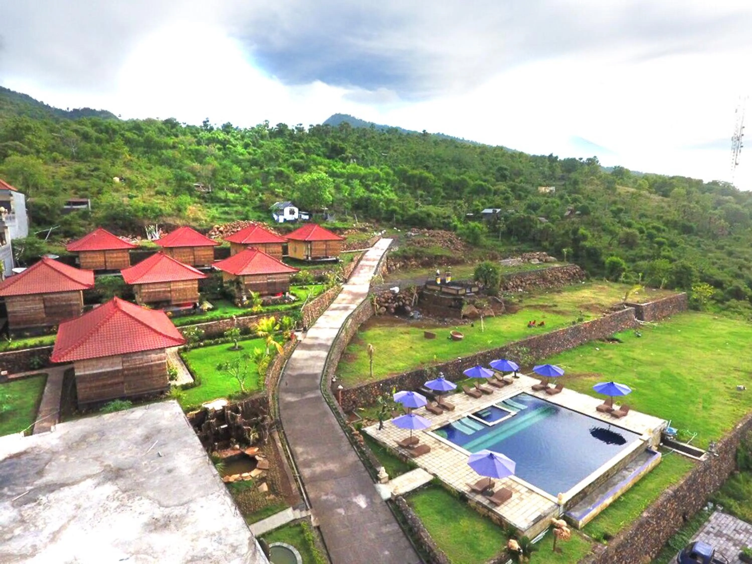 Bird's eye view in Bali Bhuana Villas
