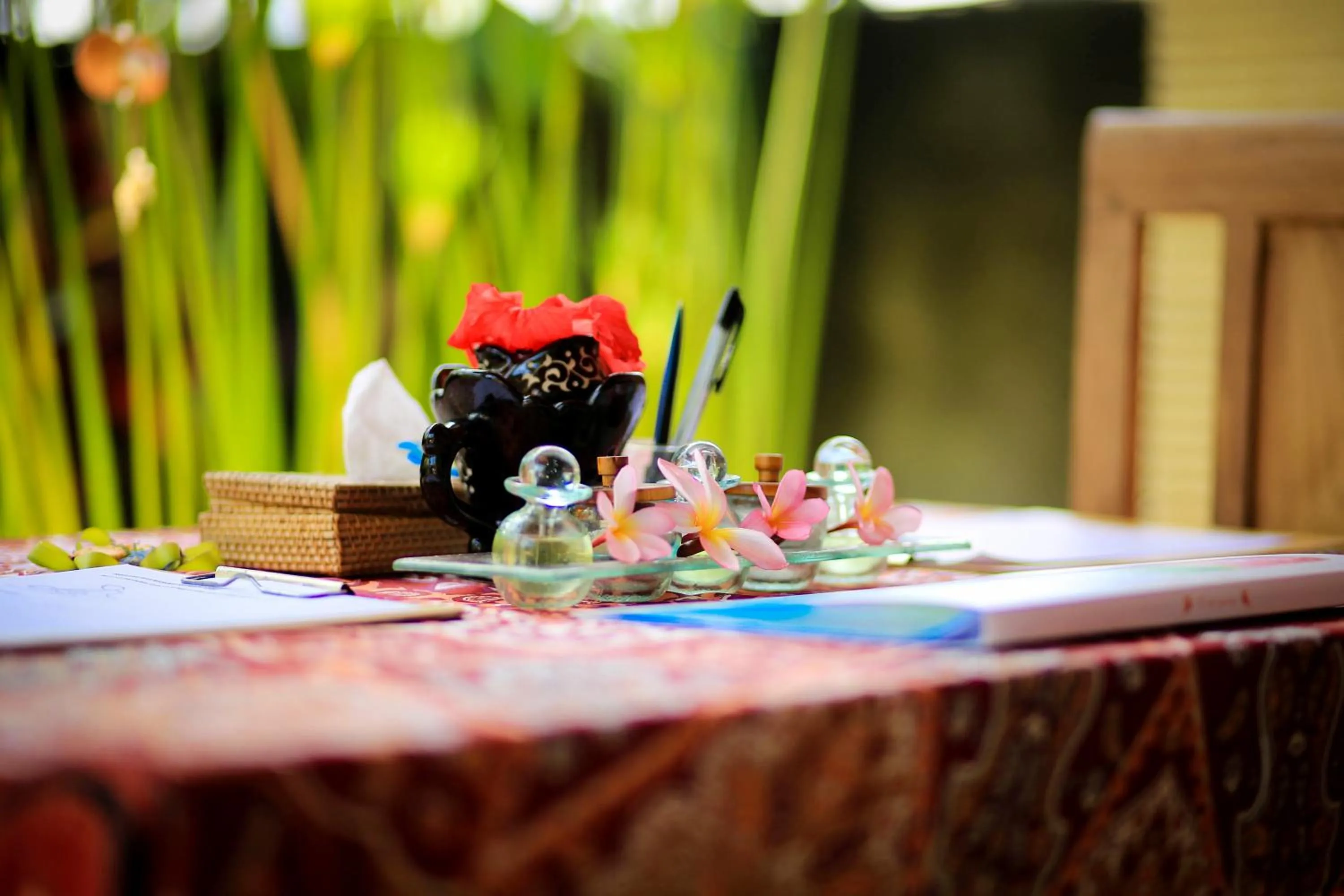 Lobby or reception in Santosha Villas & Spa