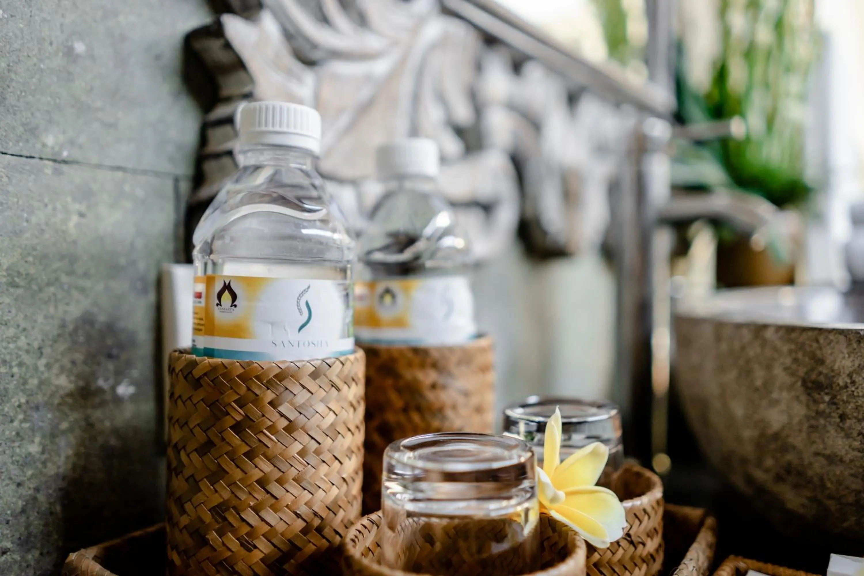 Bathroom in Santosha Villas & Spa