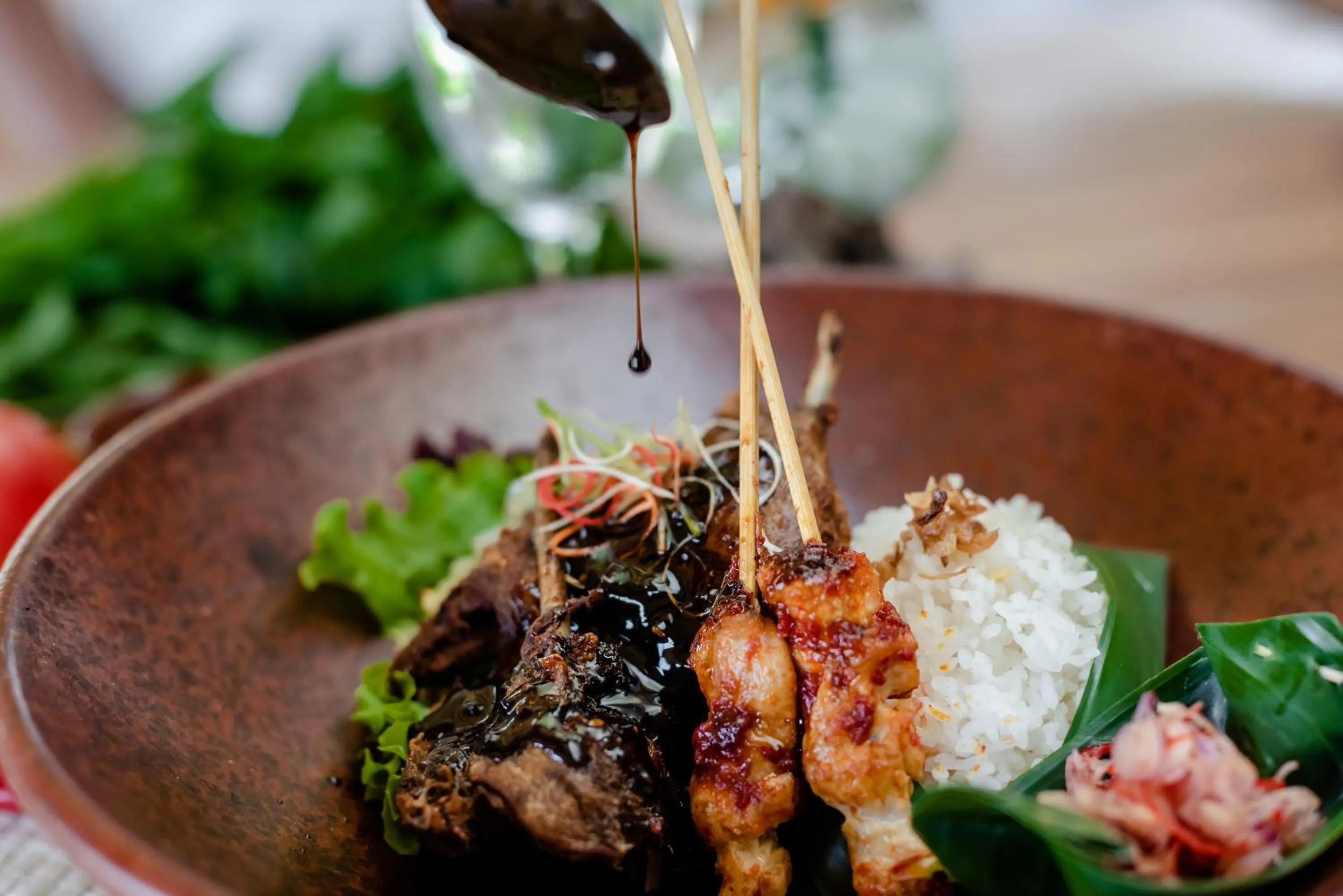 Food in Santosha Villas & Spa