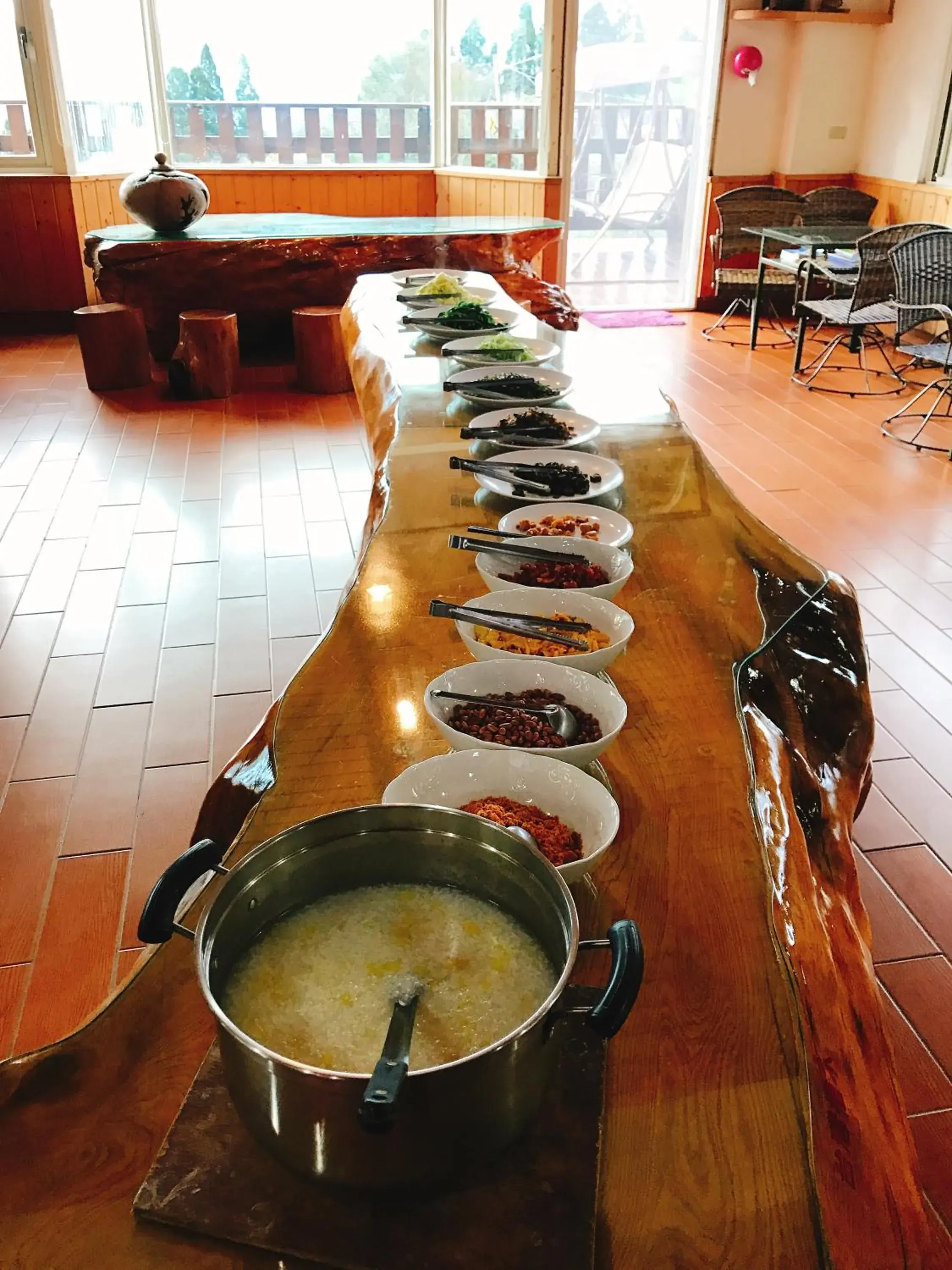 Breakfast in Dingdai Glass Villa Breakfast in Dingdai Glass Villa