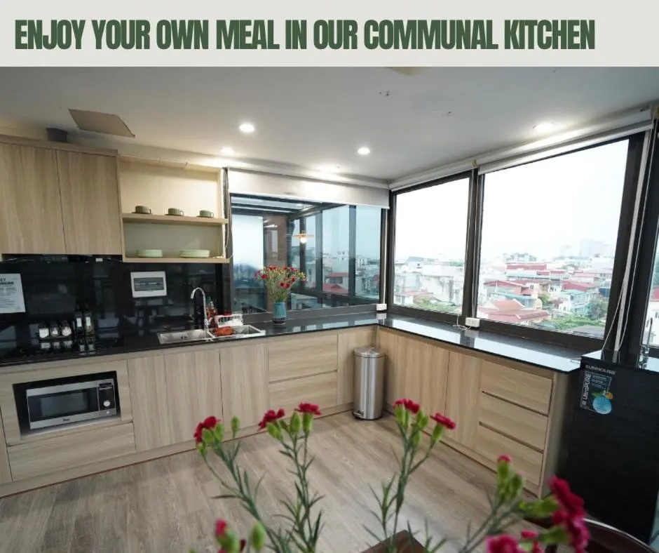 Kitchen or kitchenette in An Nguyen Boutique Hotel