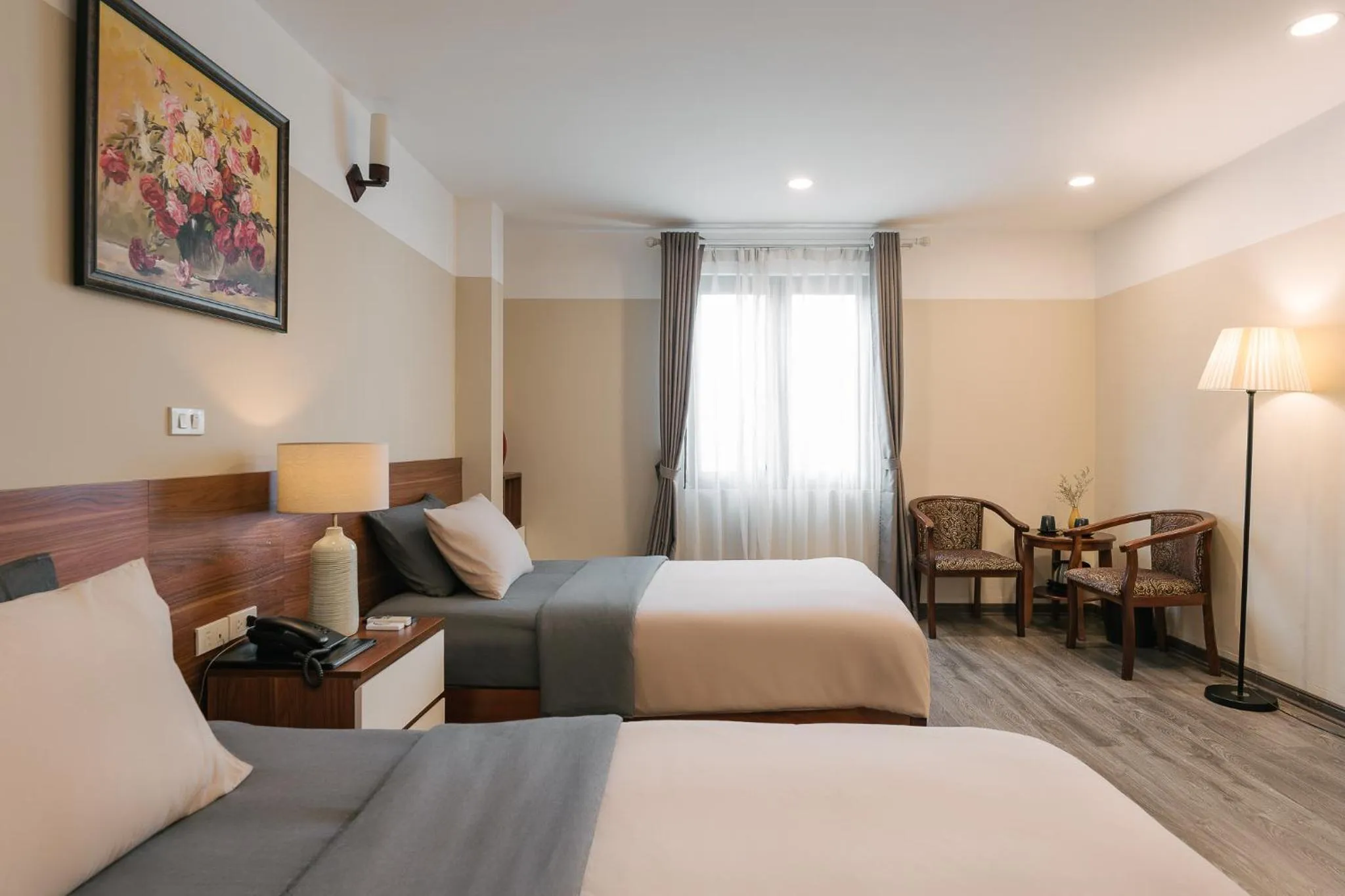 Photo of the whole room, Bed in An Nguyen Boutique Hotel