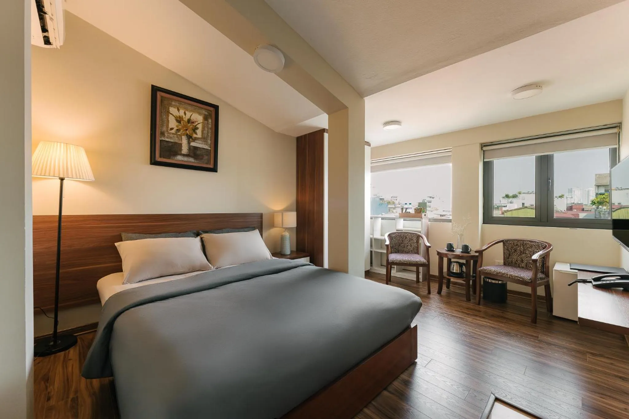 Photo of the whole room, Bed in An Nguyen Boutique Hotel