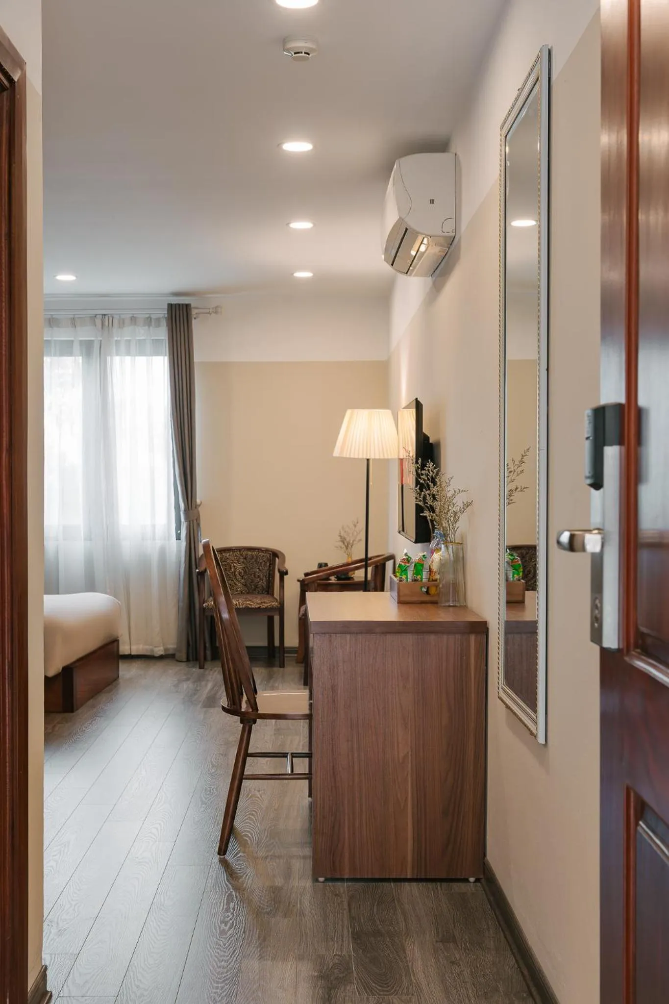 Seating area in An Nguyen Boutique Hotel