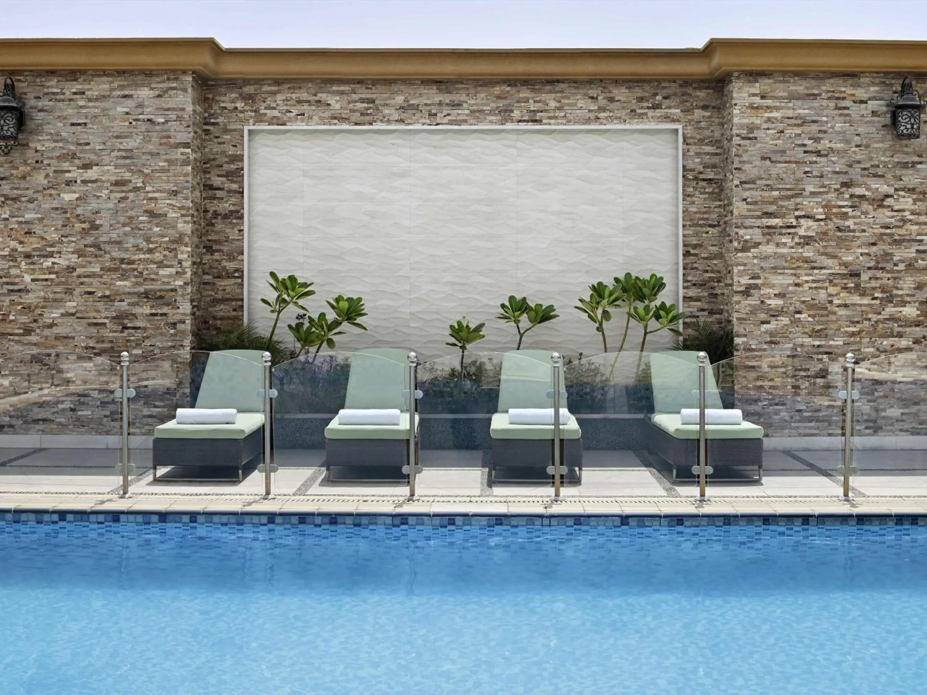 Pool view in Mövenpick Hotel City Star Jeddah Pool view in Mövenpick Hotel City Star Jeddah