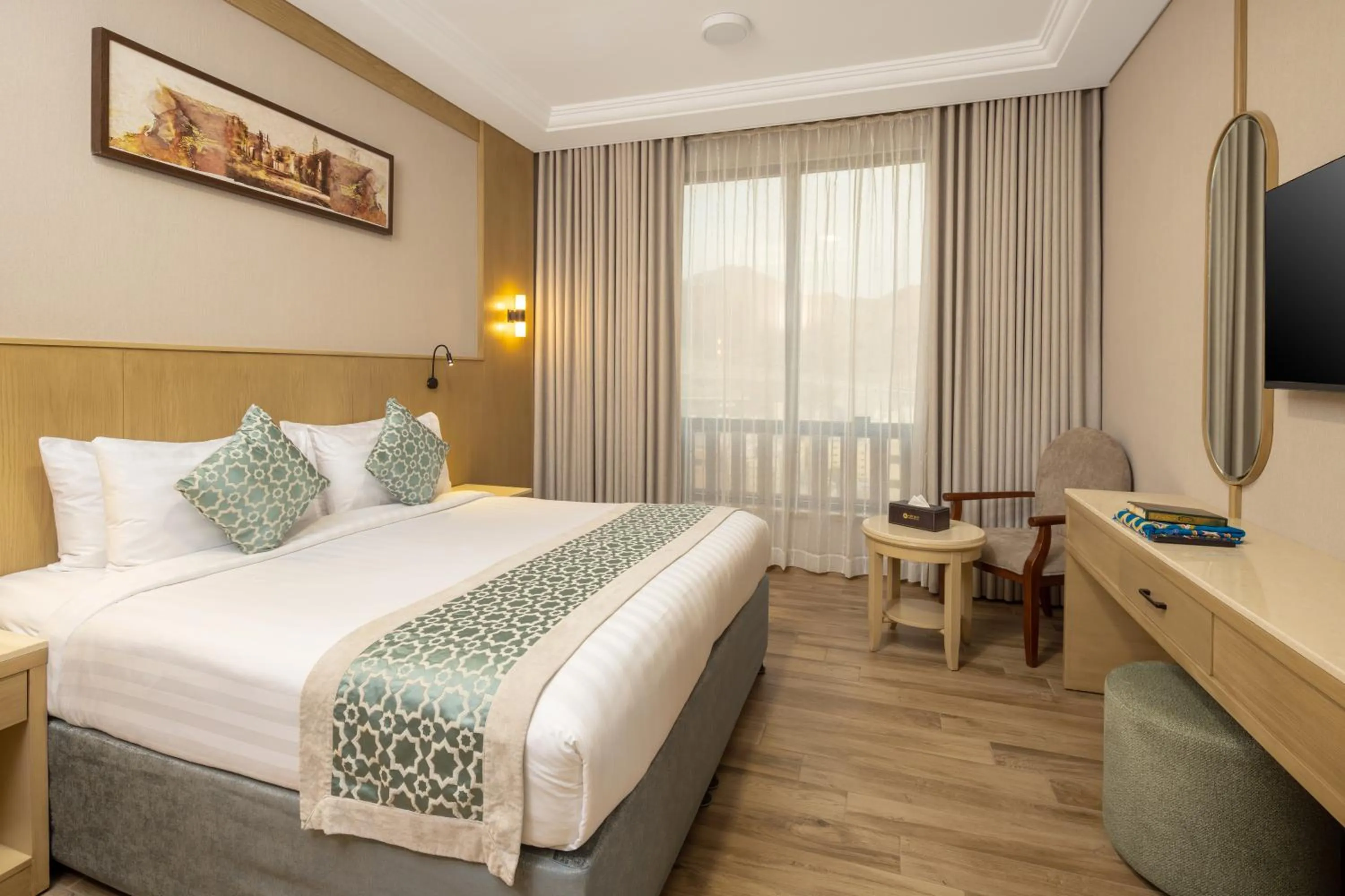 Bedroom, Bed in فندق عفراء