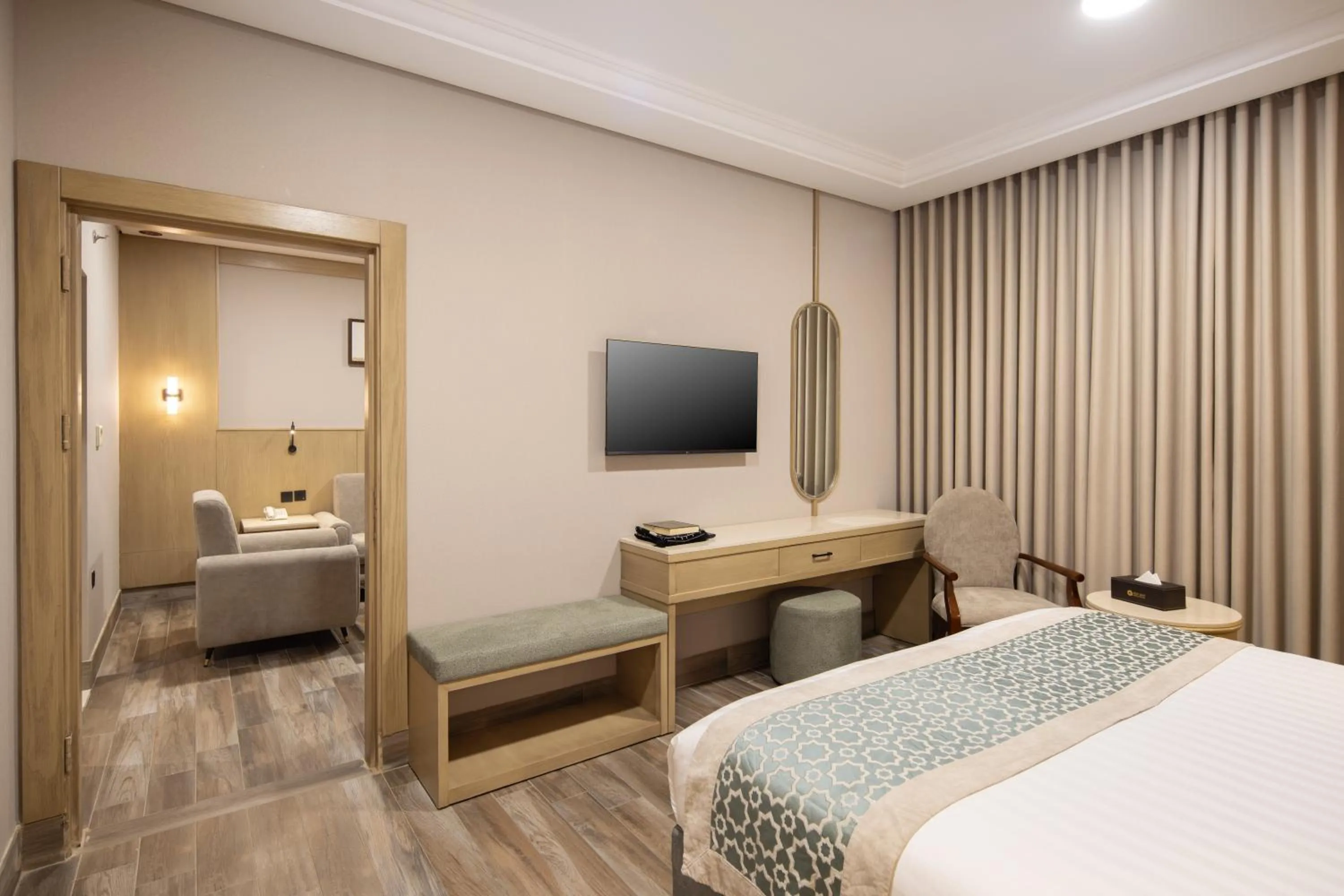 Bedroom, Bed in فندق عفراء