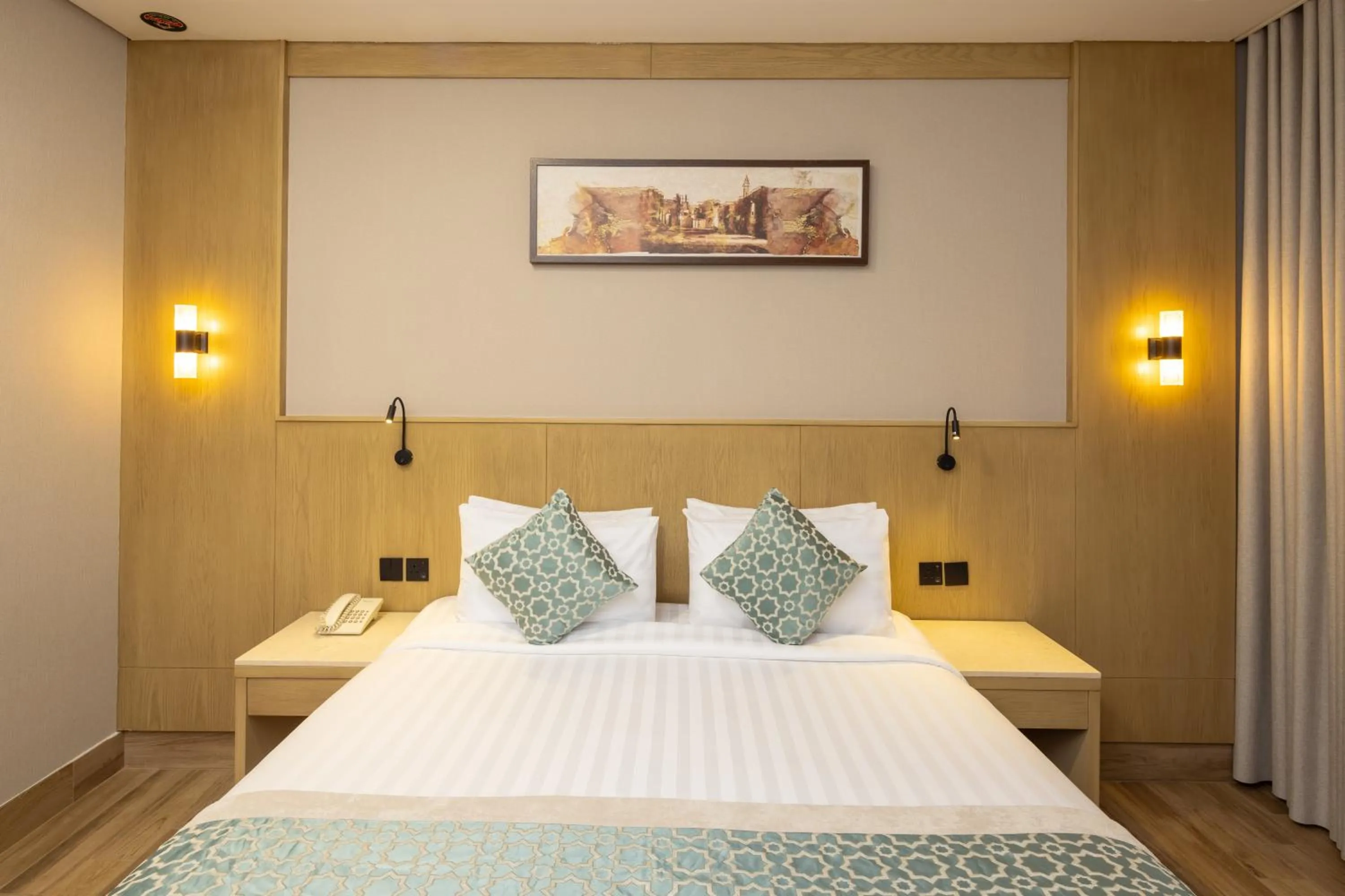 Bedroom, Bed in فندق عفراء