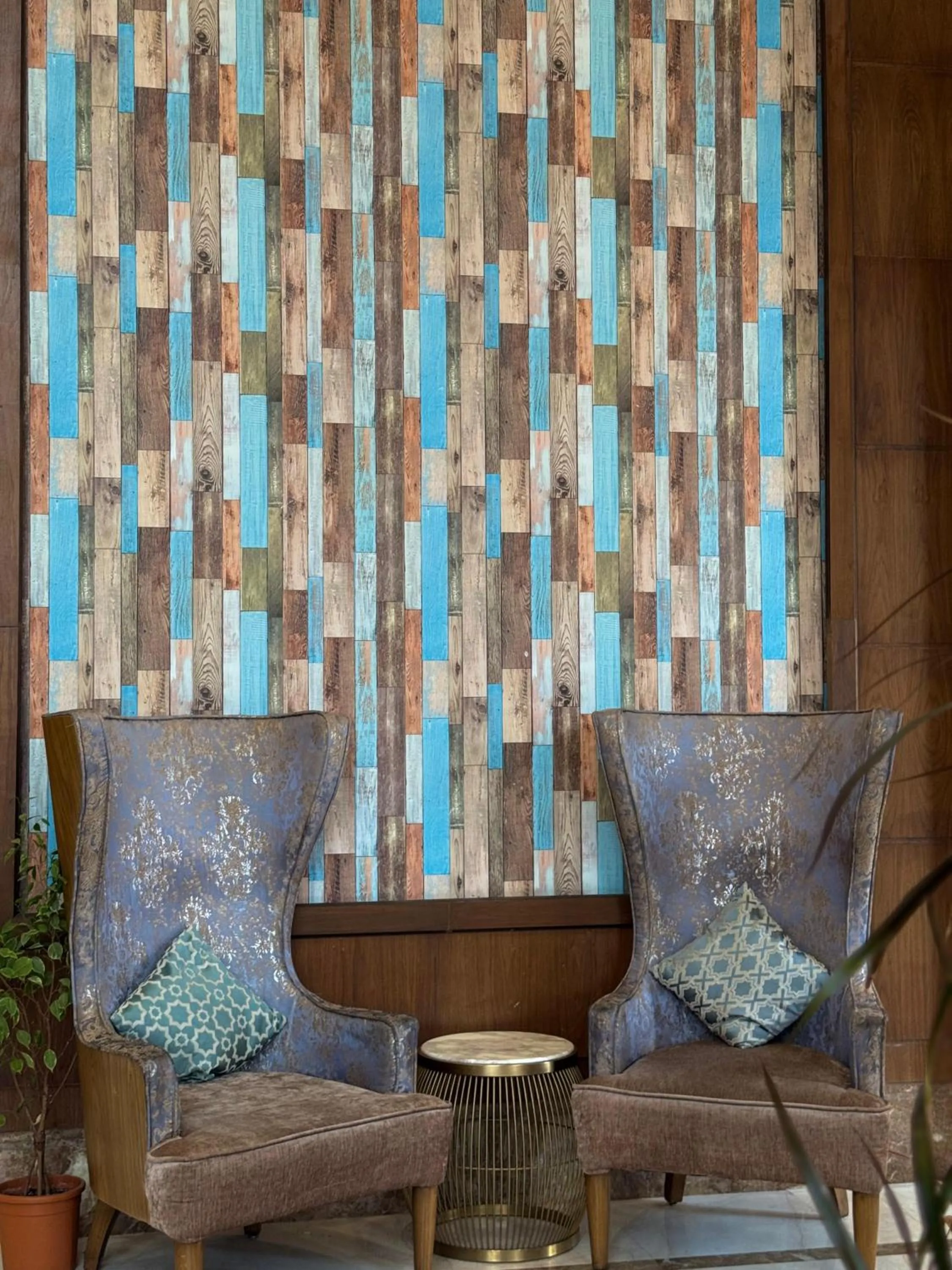 Seating area in Afraa Hotel