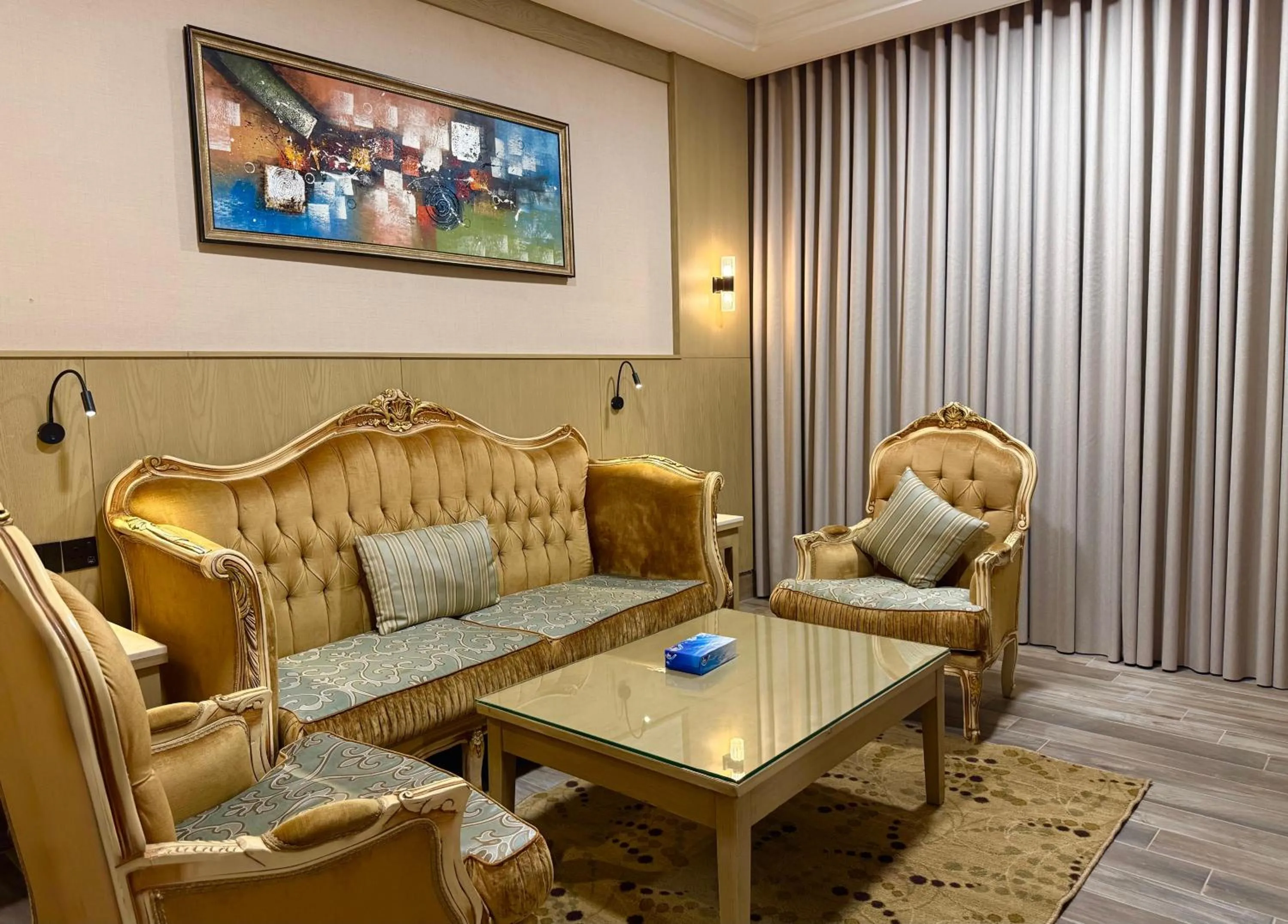 Living room in Afraa Hotel