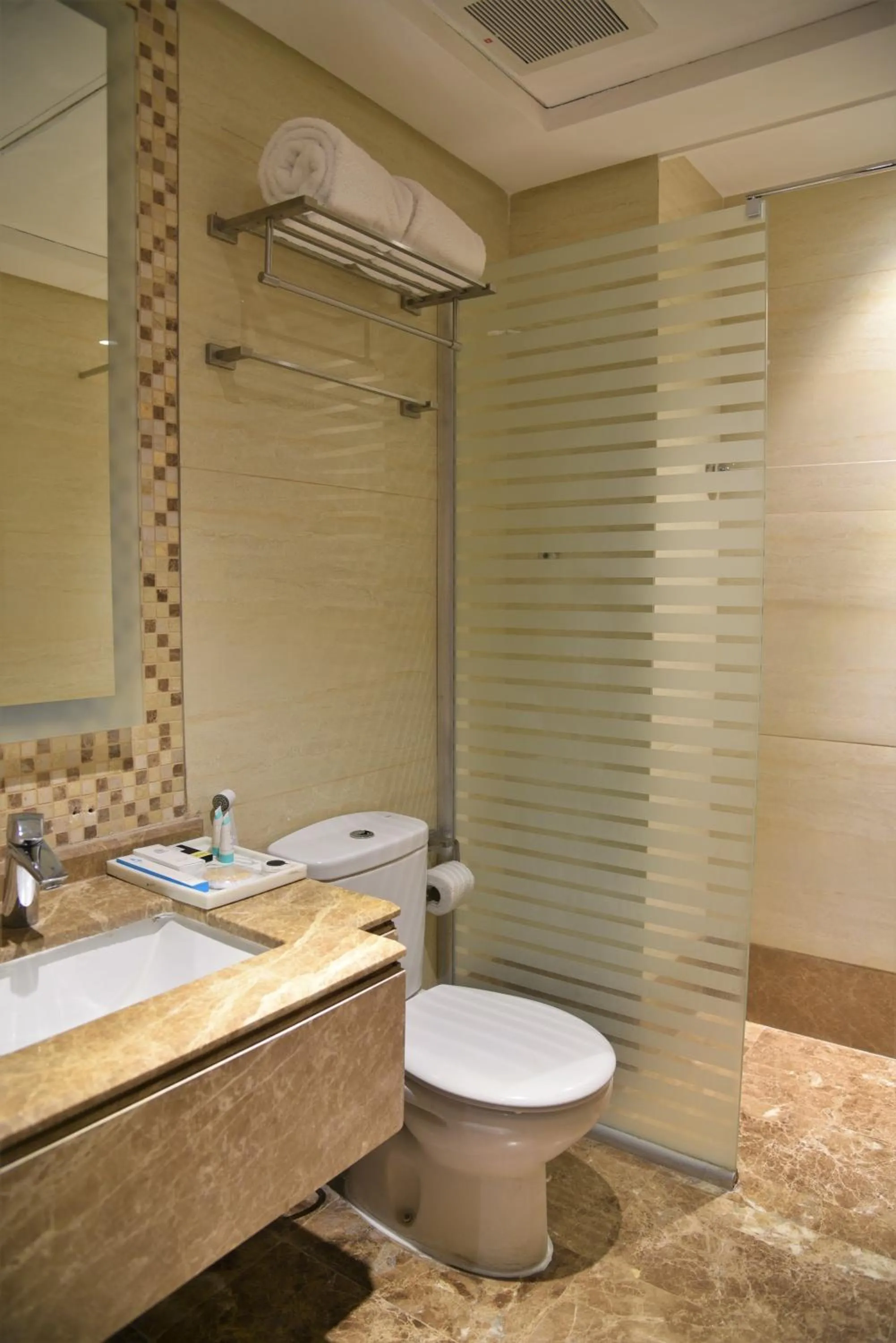 Bathroom in Afraa Hotel