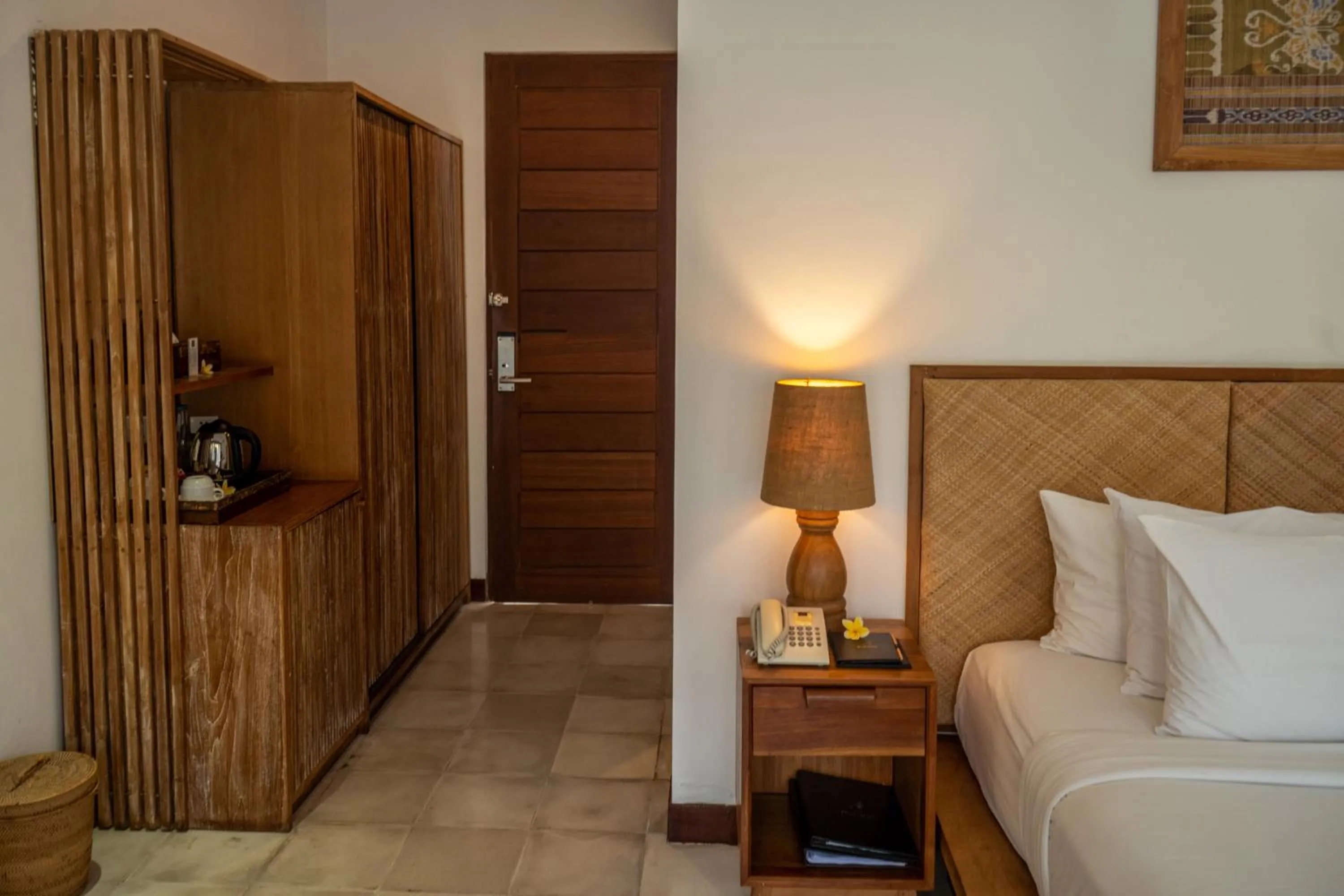 wardrobe, Bed in Purana Boutique Resort