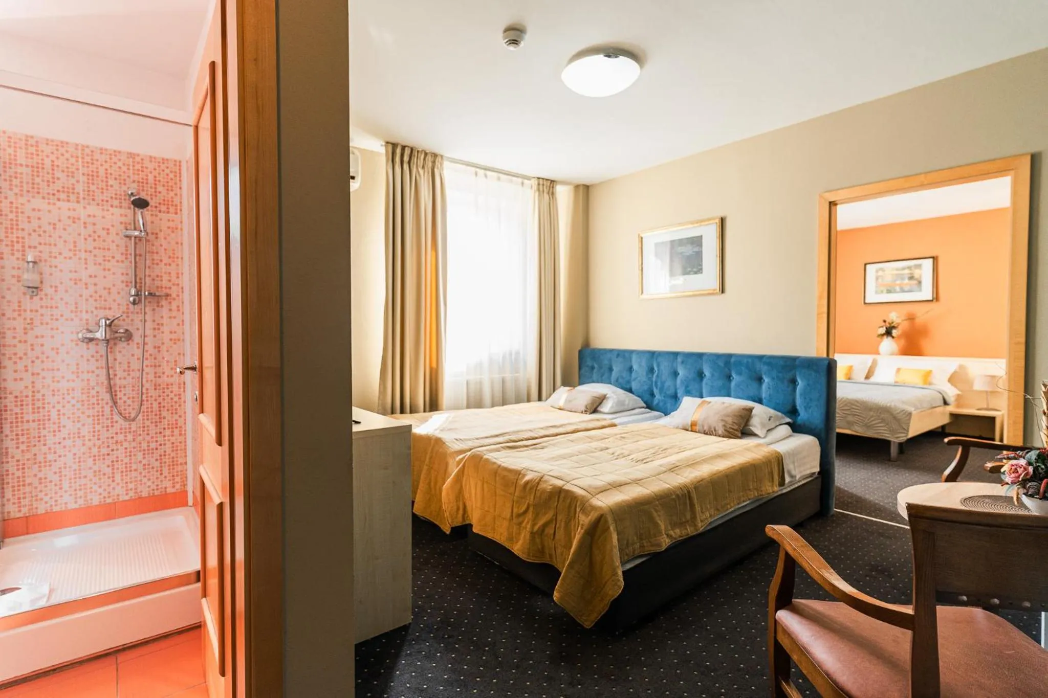 Bed in Hotel Pacific