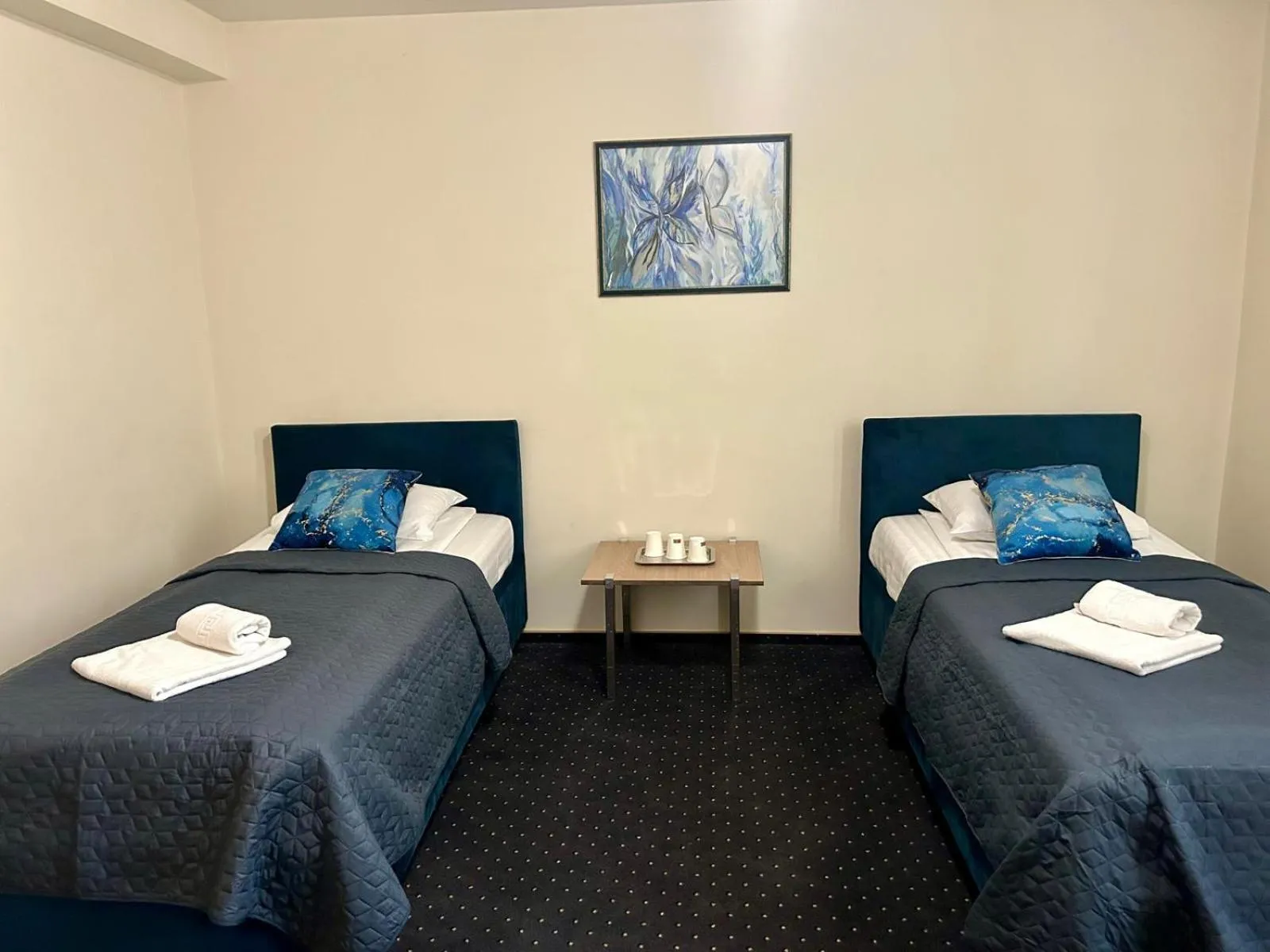 Bed in Hotel Pacific