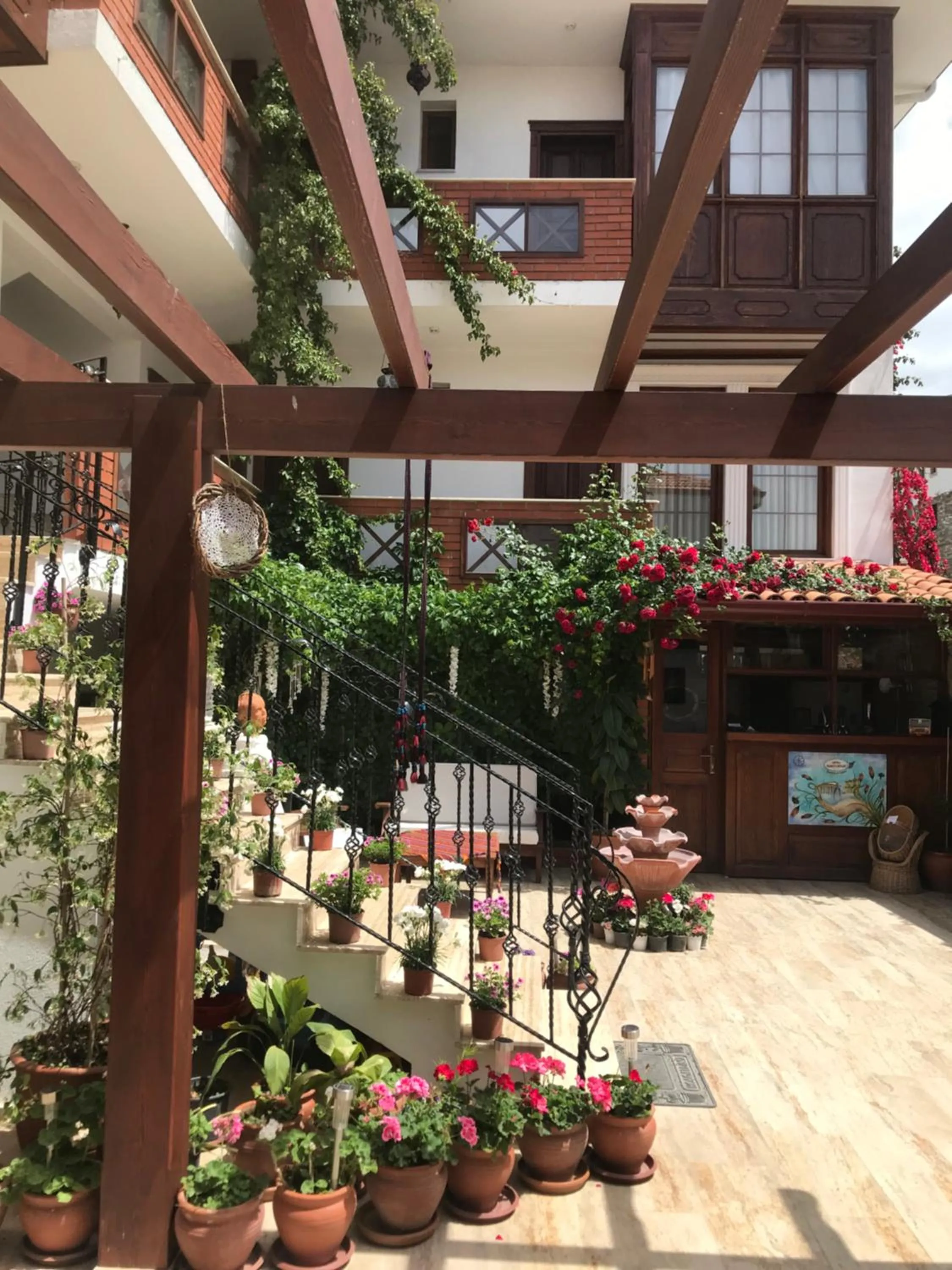 Patio in Hotel Mary's House