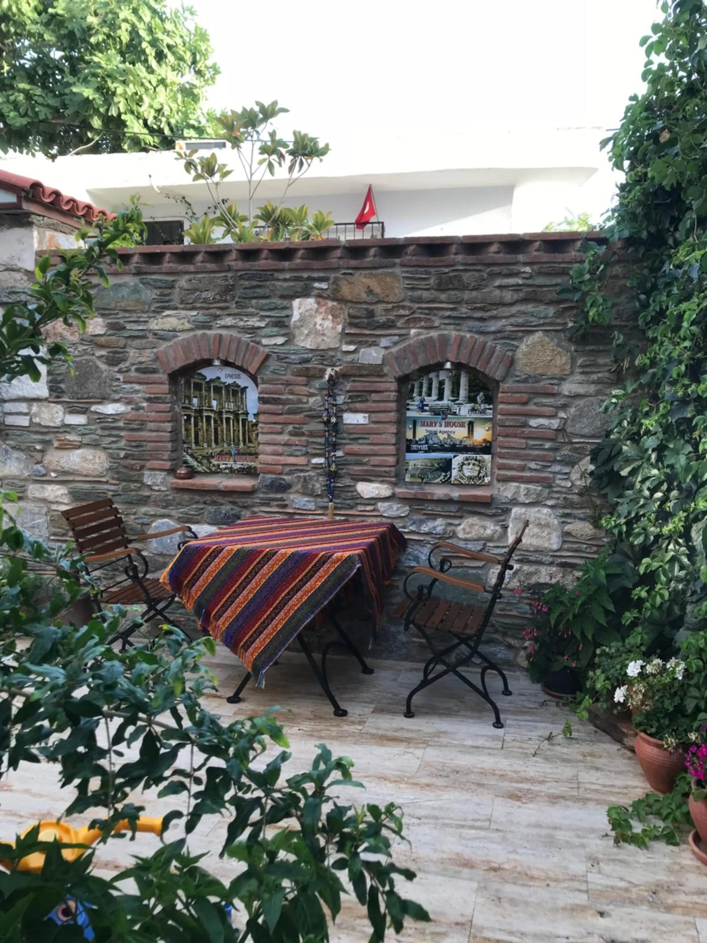 Patio in Hotel Mary's House
