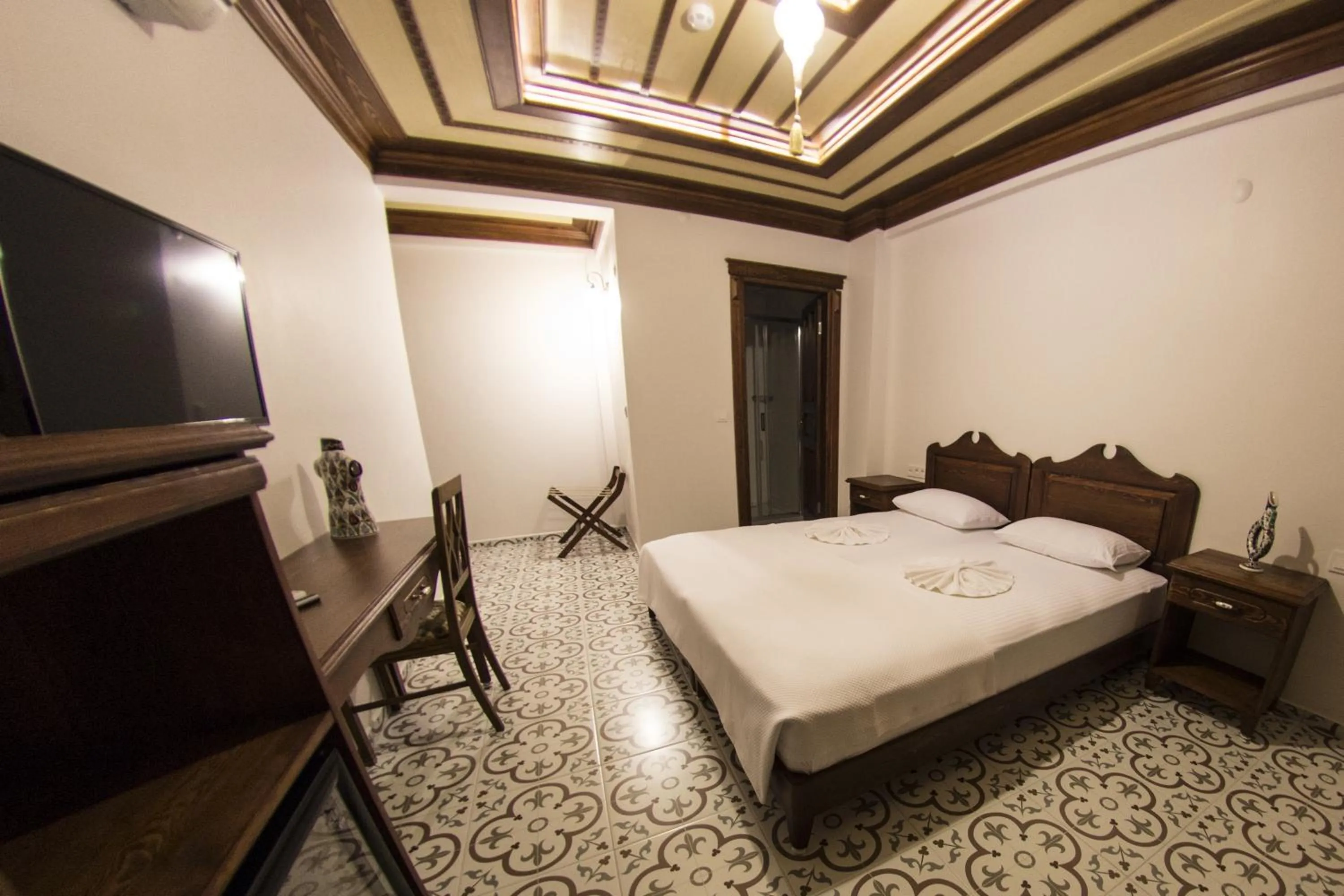 Decorative detail, Bed in Hotel Mary's House