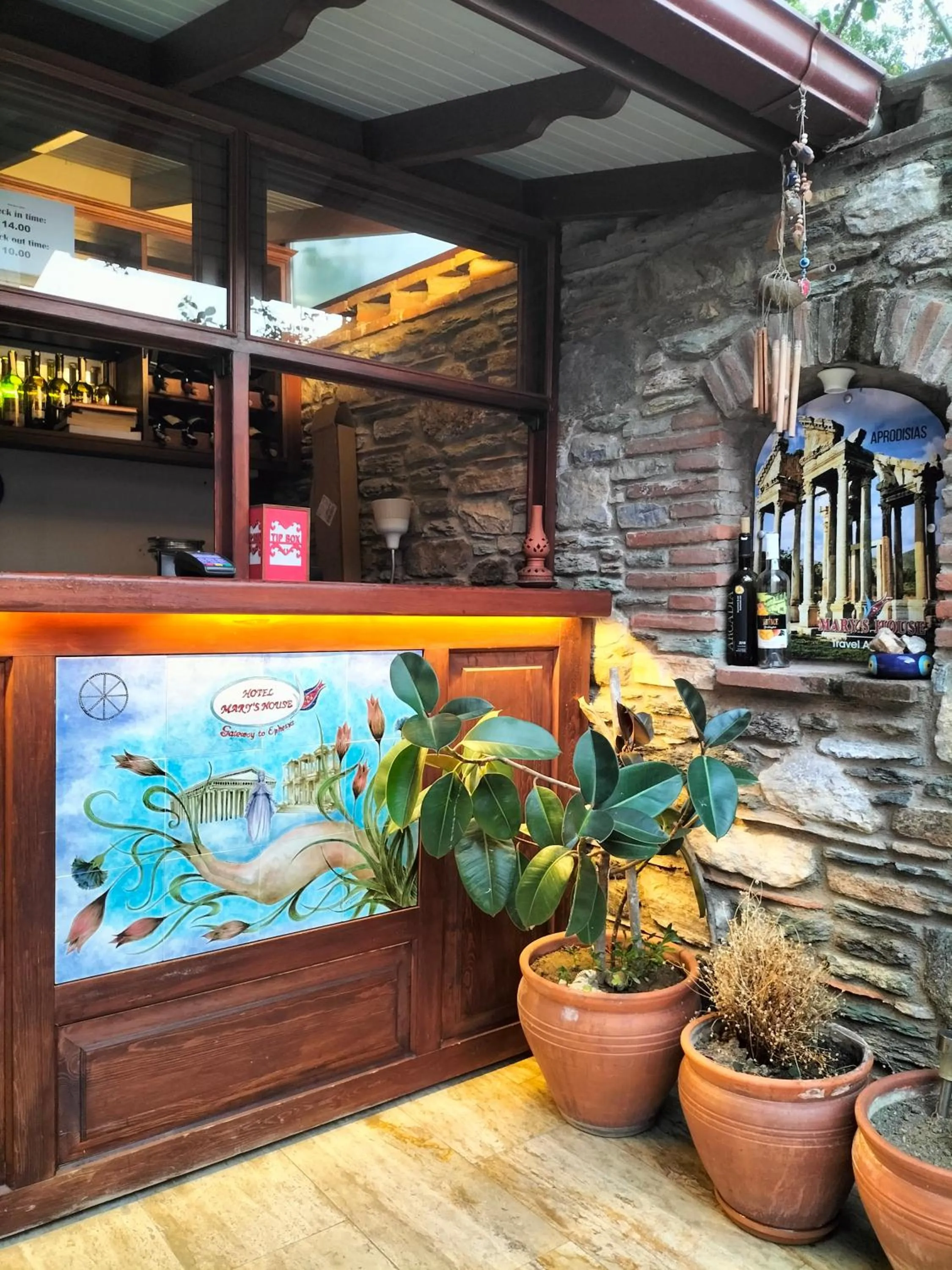 Lobby or reception in Hotel Mary's House