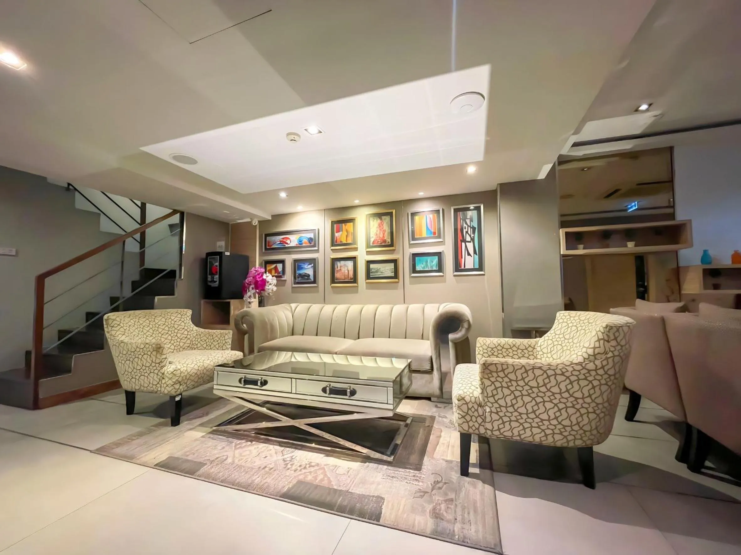 Living room in Aspira Sukhumvit