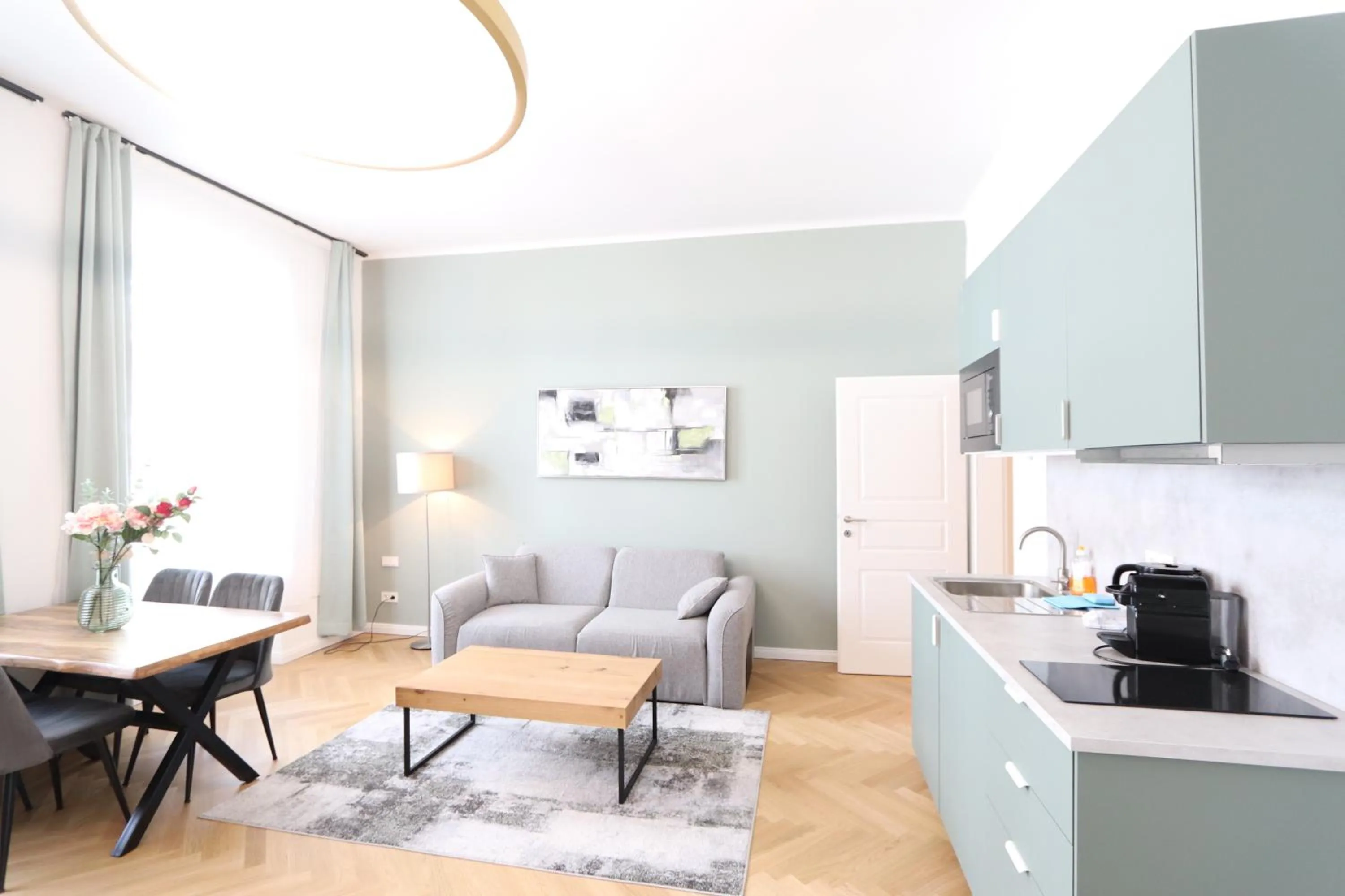 Kitchen or kitchenette in Vienna Stay Apartments or Rooms 1050