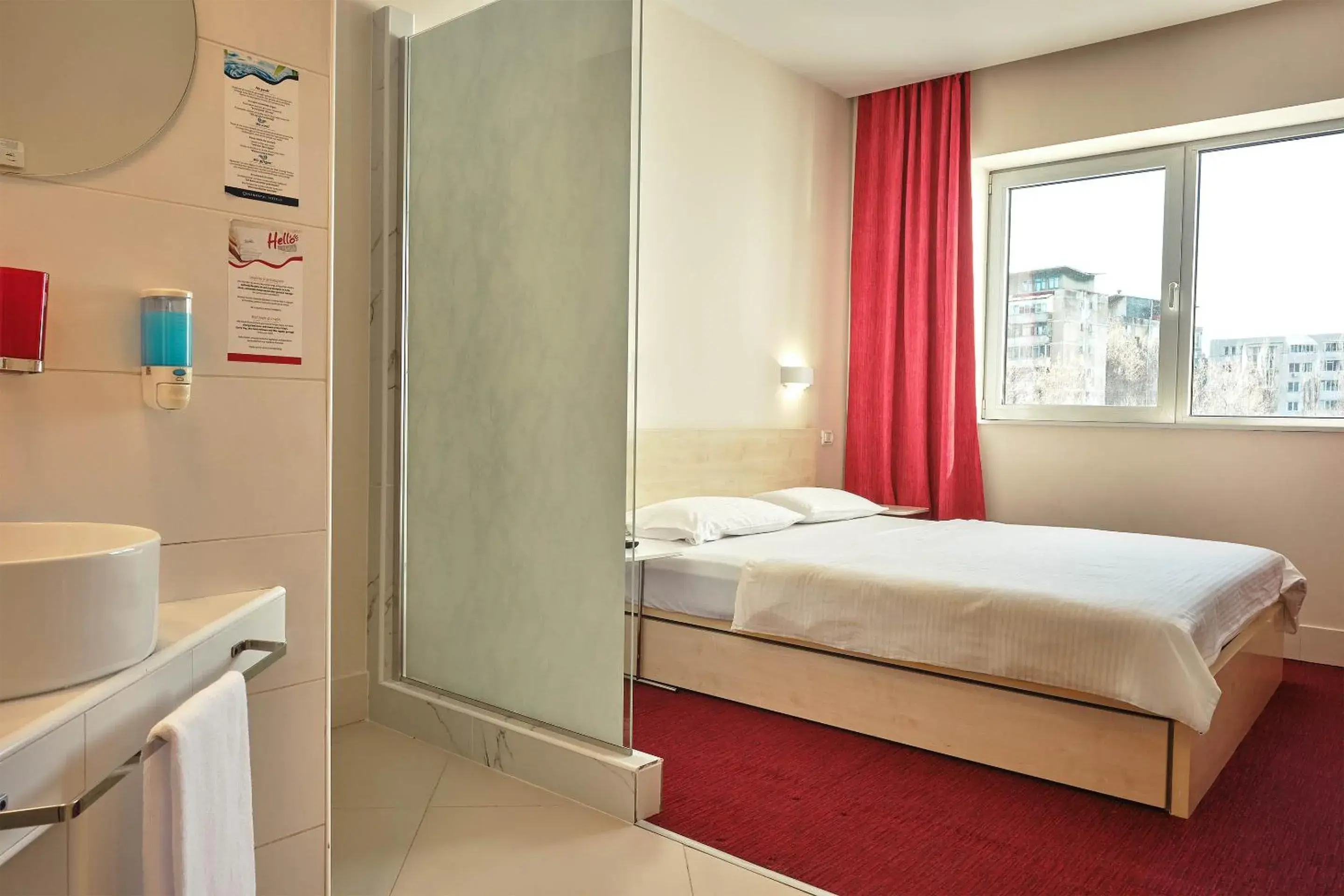 Bed in Hello Hotels Bucuresti Gara de Nord Bed in Hello Hotels Bucuresti Gara de Nord