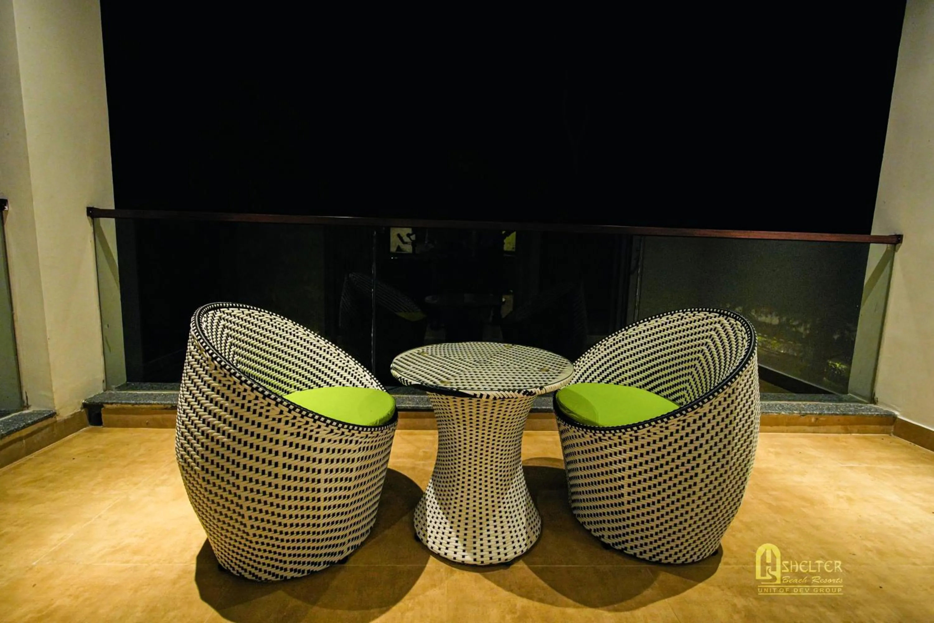 Patio in Shelter Beach Resort