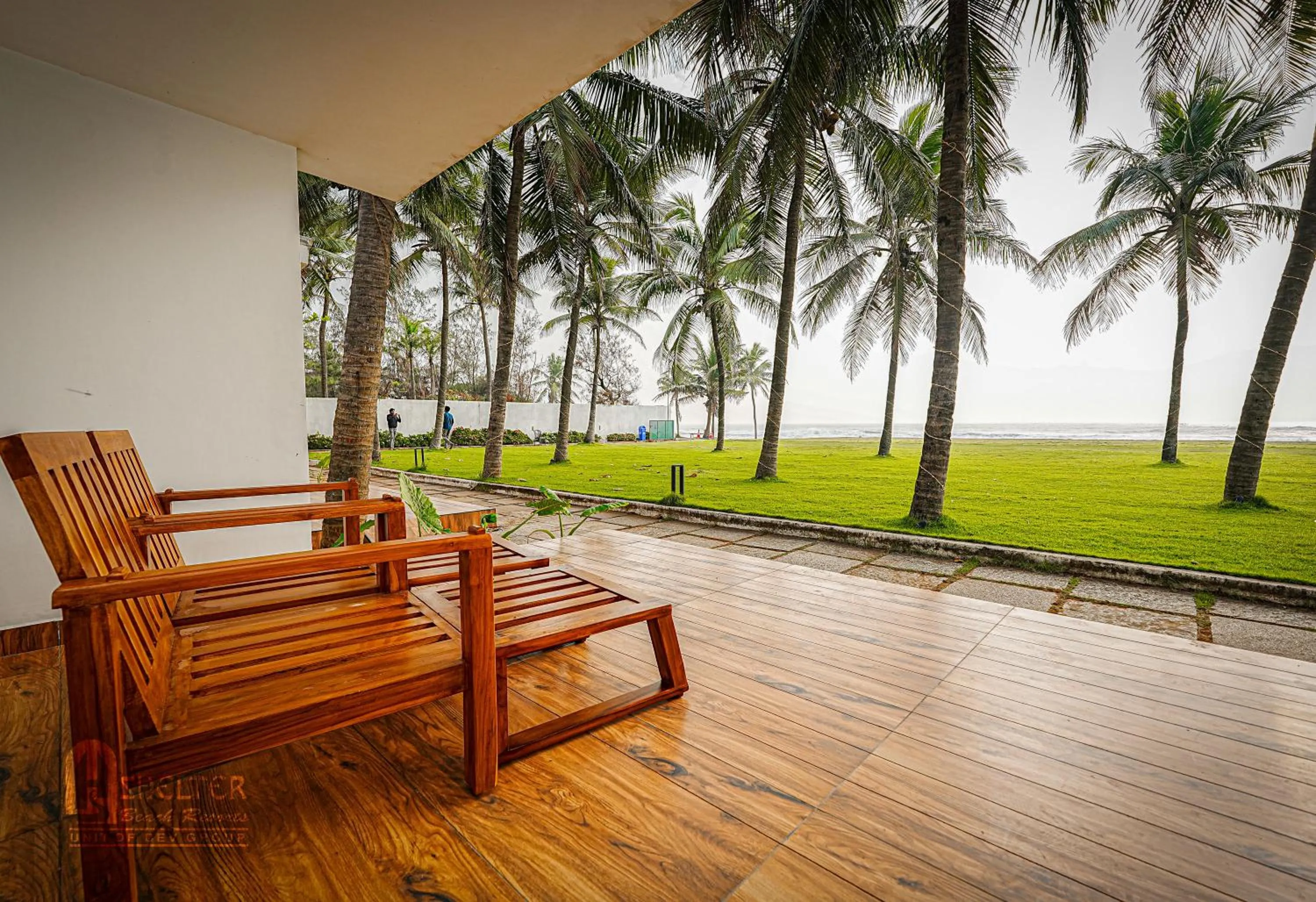 Patio in Shelter Beach Resort