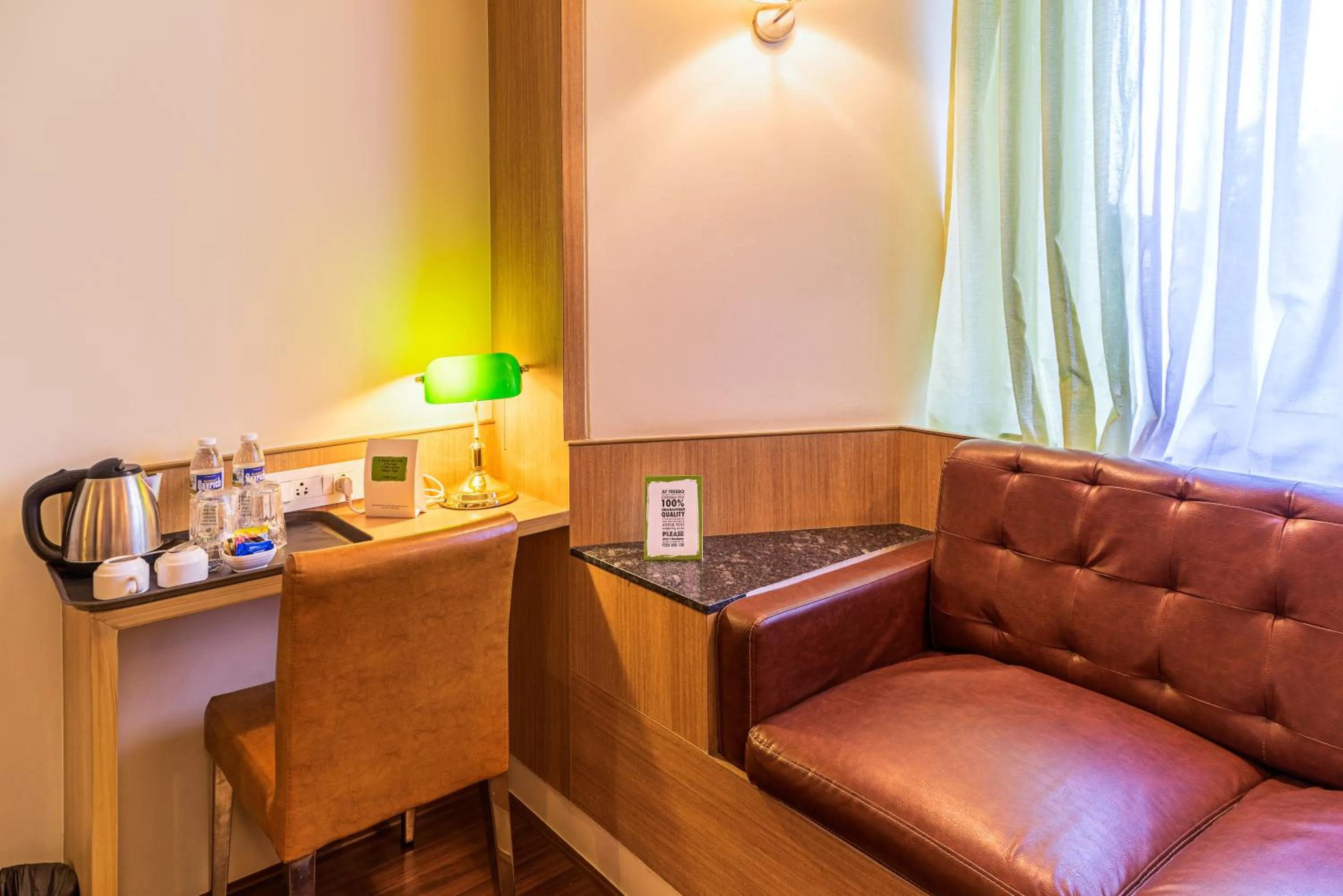 Seating area in Treebo Premium Grand Emerald