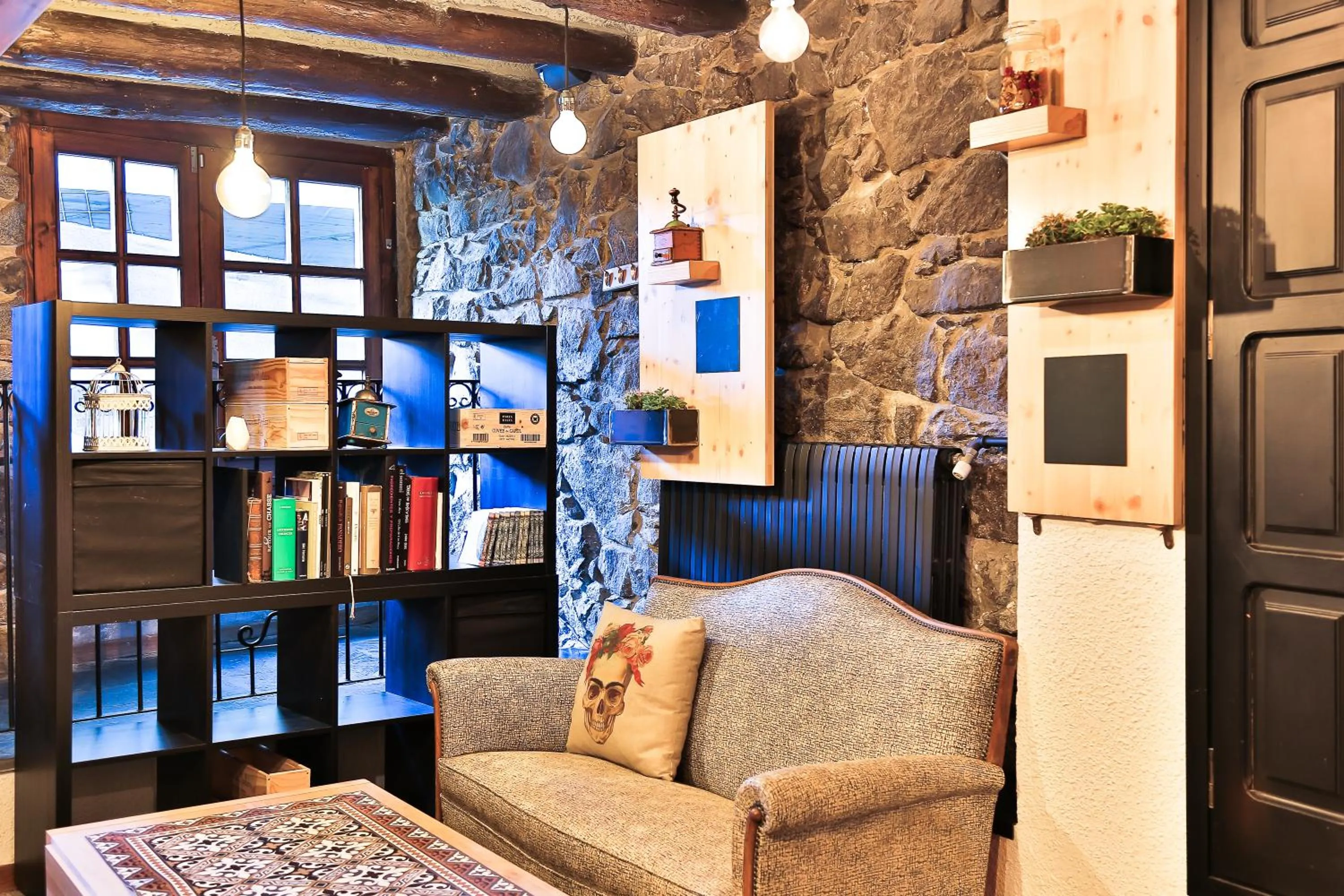 Lobby or reception in Hostal Cisco de Sans