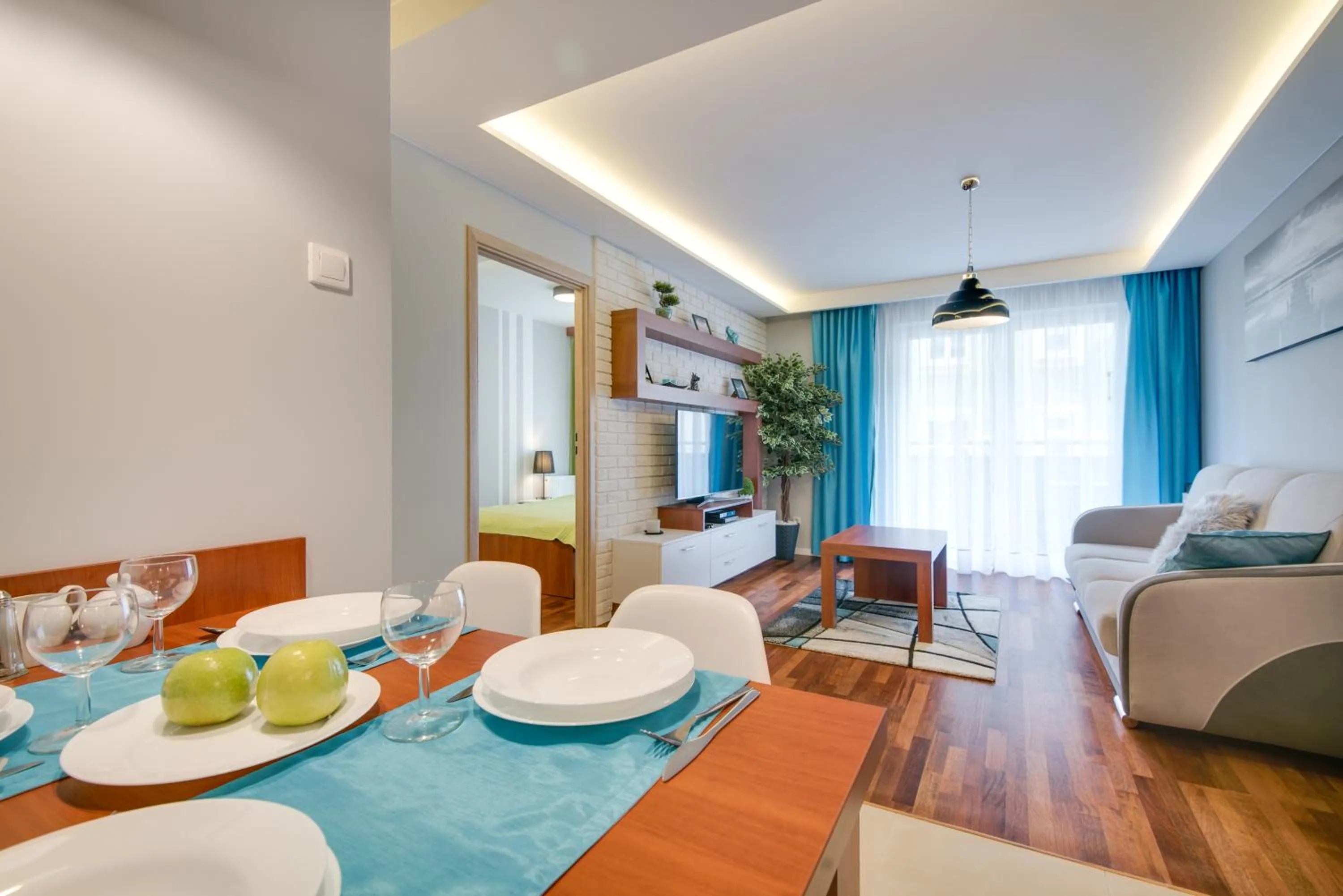 Kitchen or kitchenette in River Boulevards Apartment